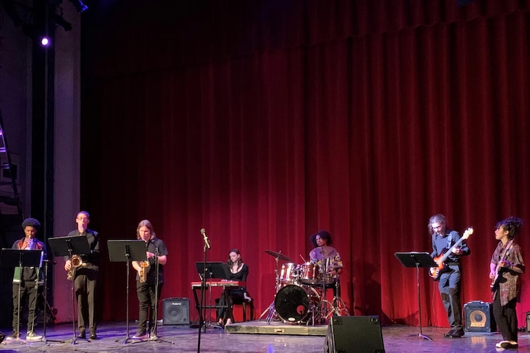 The Baltimore School for the Arts jazz band.