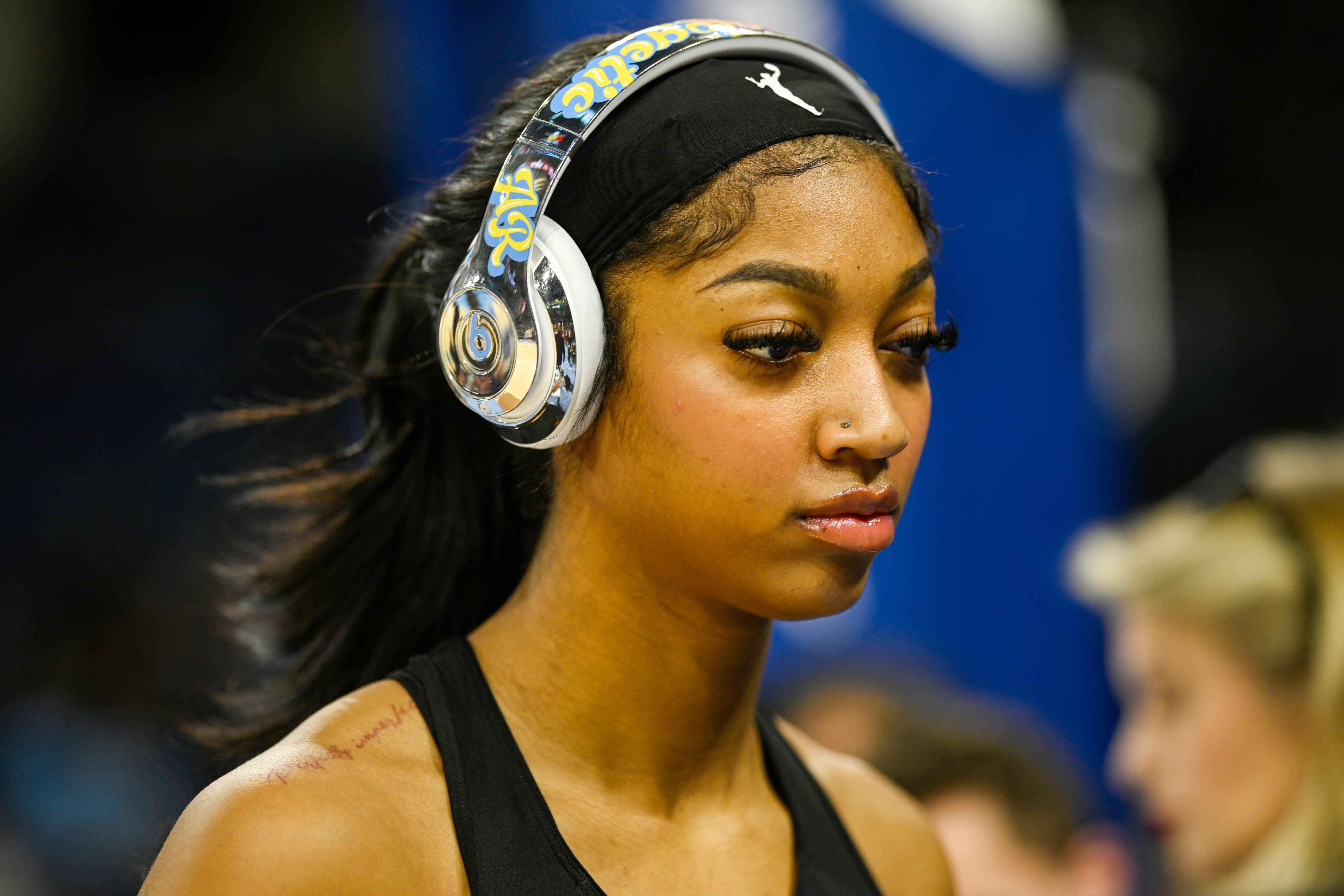 Angel Reese of the Chicago Sky will go for a 16th straight double-double Saturday in Chicago against the New York Liberty.