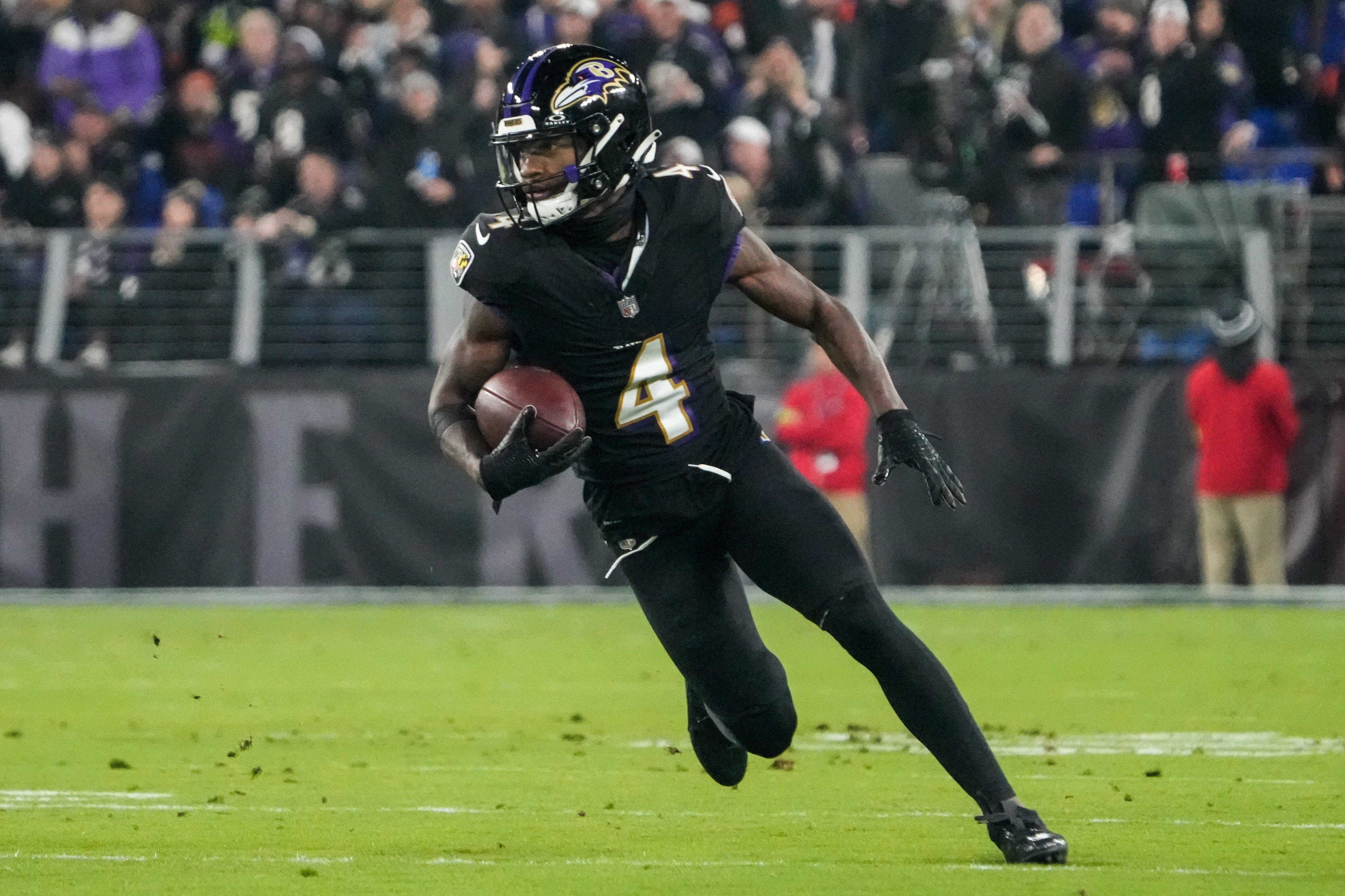 Wide receiver Zay Flowers was a full participant in Friday practice and is listed as questionable for Sunday night's game against the Los Angeles Chargers.