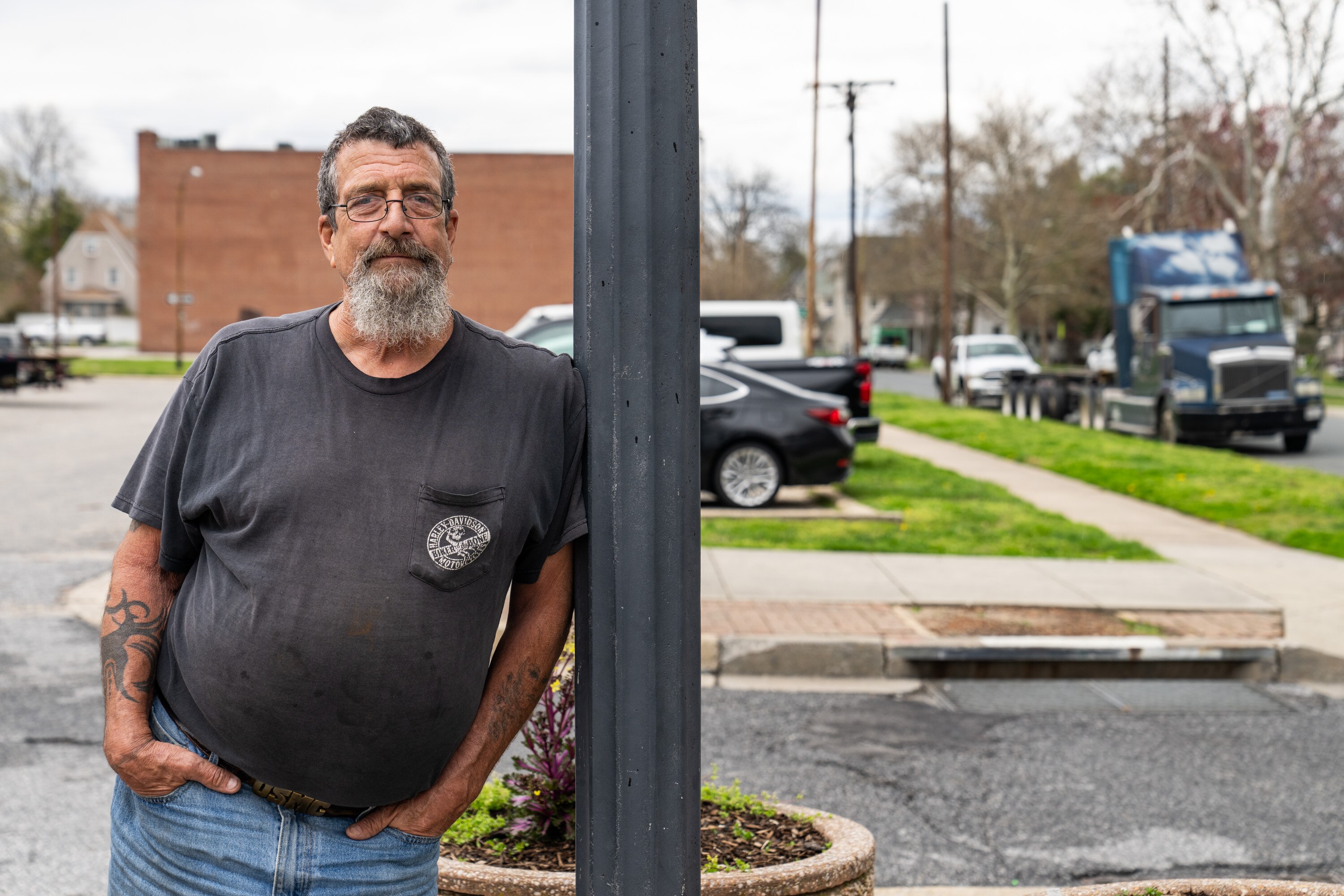 Billy Marquez, a truck driver who hauls for Jag Transport, applied for a loan at the SBA’s business recovery center in Dundalk.