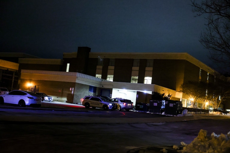 Thomas S. Wootton High School in Rockville on Monday evening.