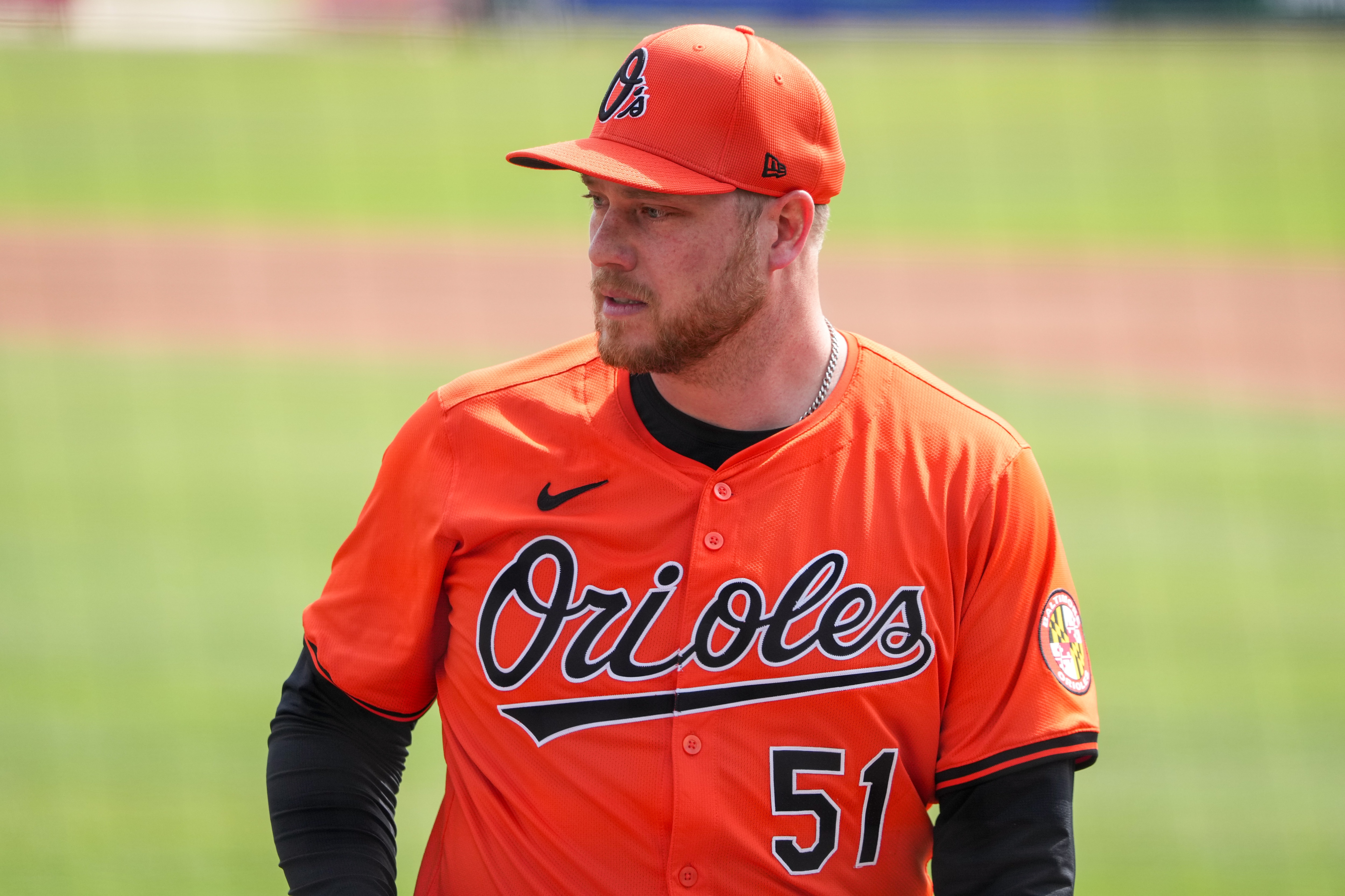 Orioles pitcher Kaleb Ort has 51 2/3 innings of big league experience over three years with the Boston Red Sox.