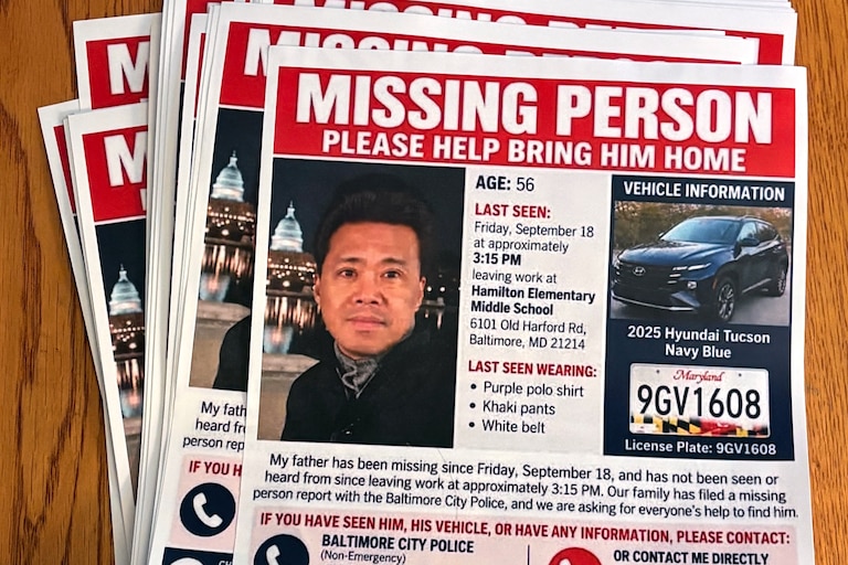 Elizabeth Cook printed out missing-person posters to help search for her daughter's science teacher, Rogie Legaspi. She didn't hang a single one before finding out he'd been arrested.