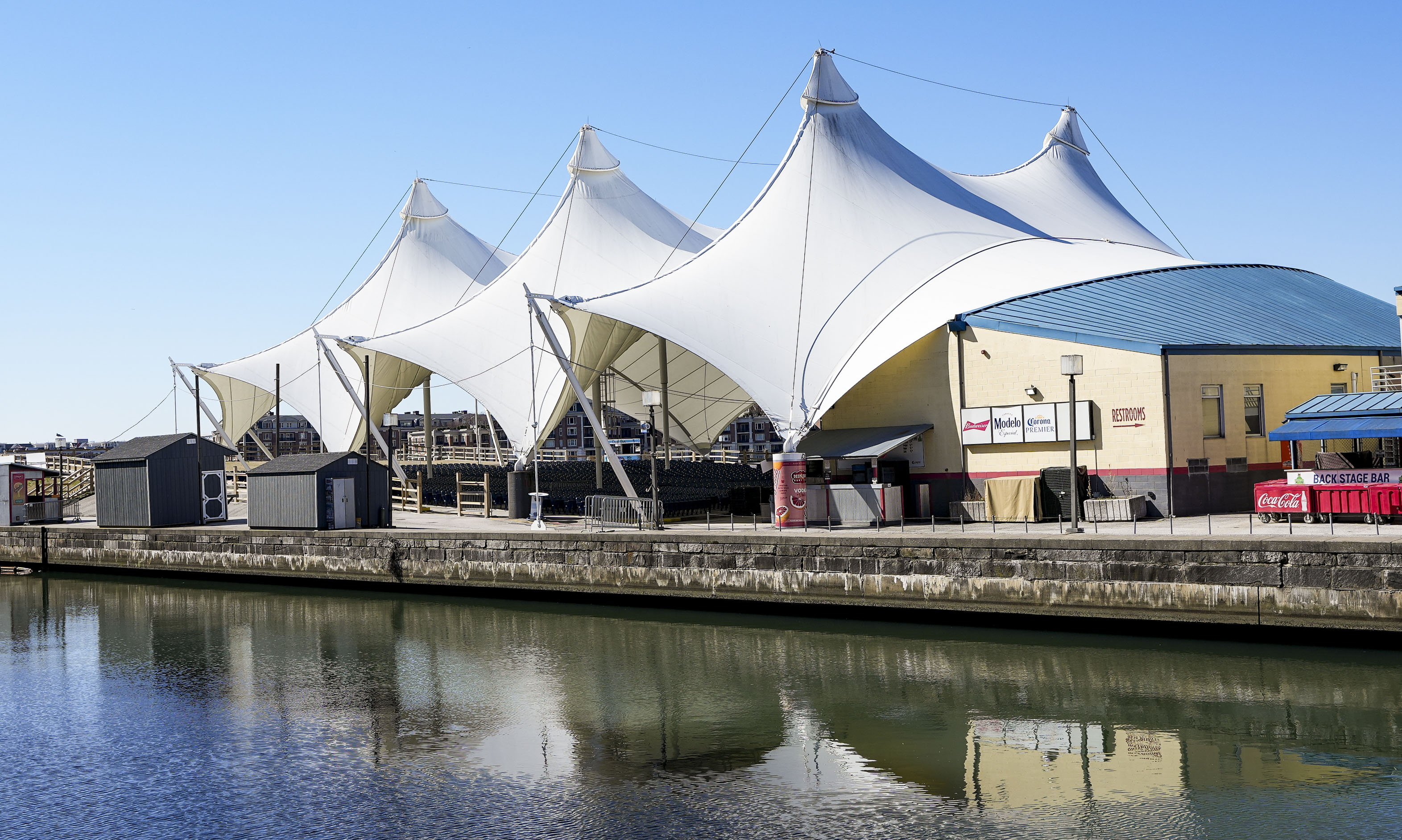 The Pier Six Pavilion, 731 Eastern Ave, Baltimore, MD 21202, March 20, 2023.