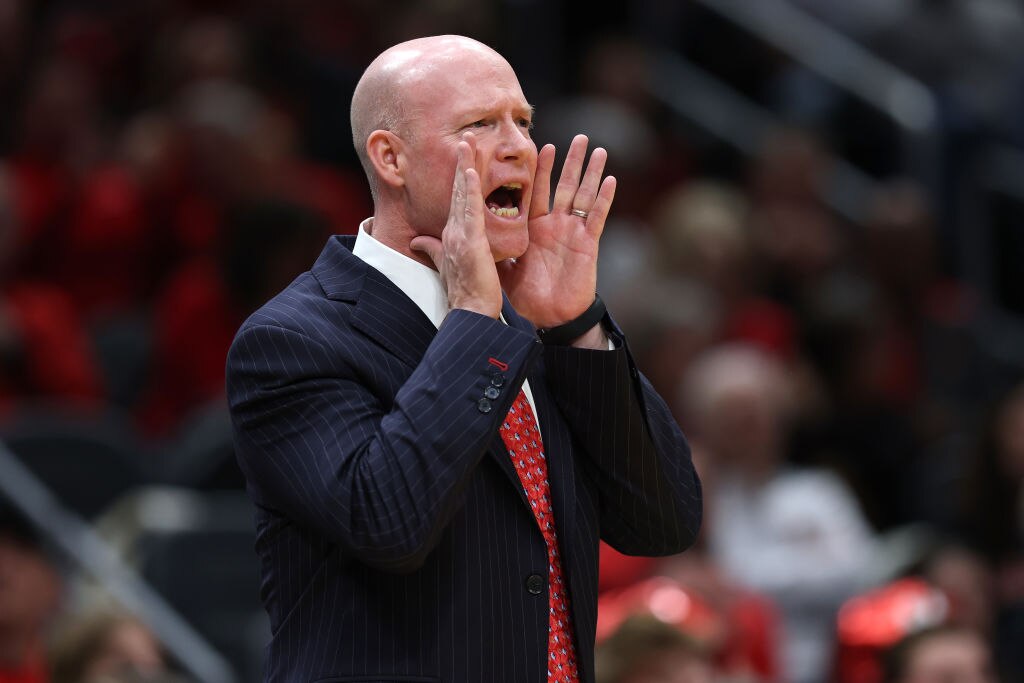 Head coach Kevin Willard of the Maryland Terrapins reacts against the Grand Canyon Antelopes in the first round of the NCAA Men's Basketball Tournament.
