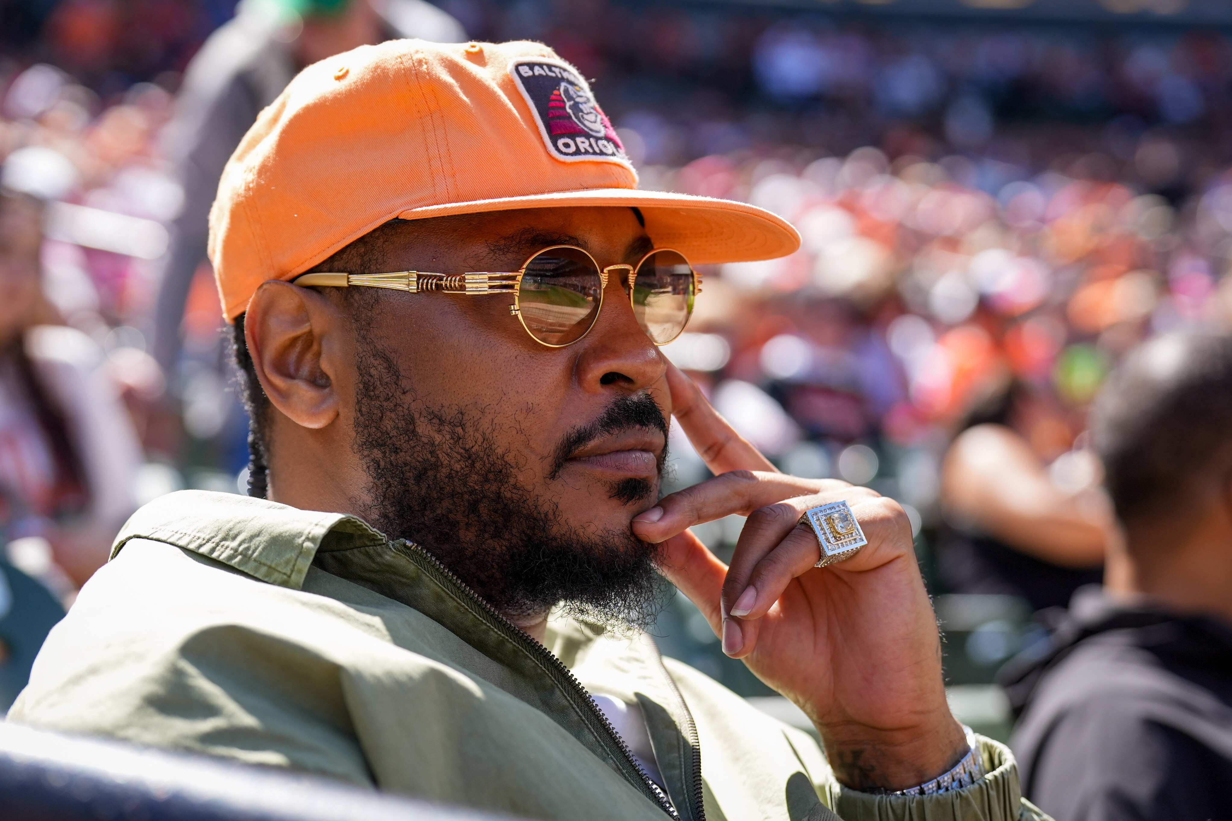 Carmelo Anthony played 19 seasons in the NBA and is a three-time Olympic gold medalist.