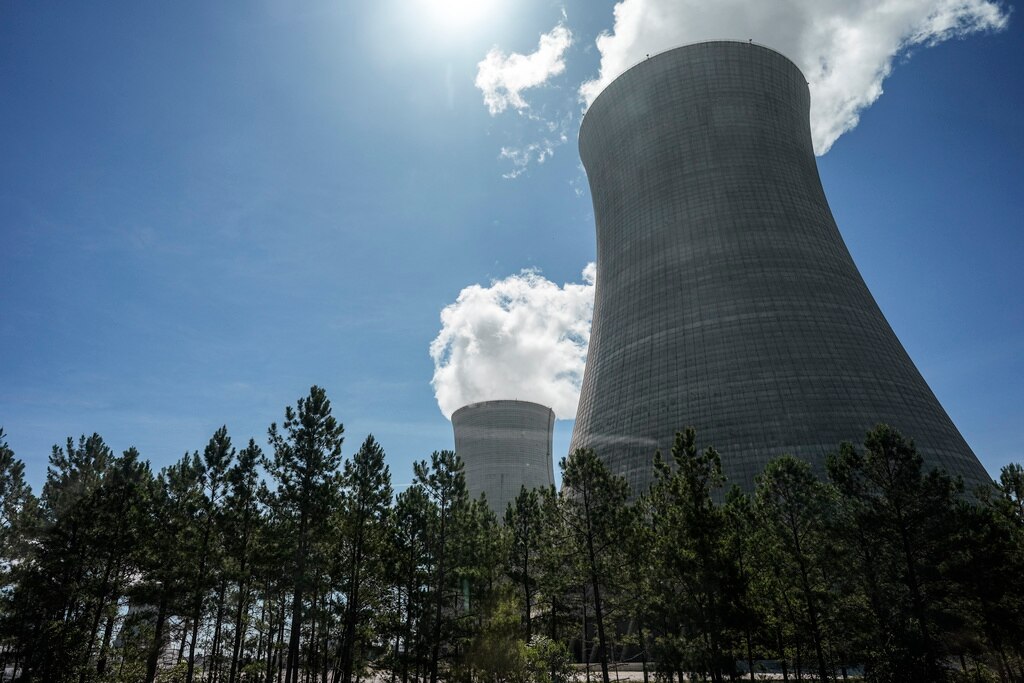 Cooling towers at the nuclear reactor facility at the Alvin W. Vogtle Electric Generating Plant, in Waynesboro, Ga.
