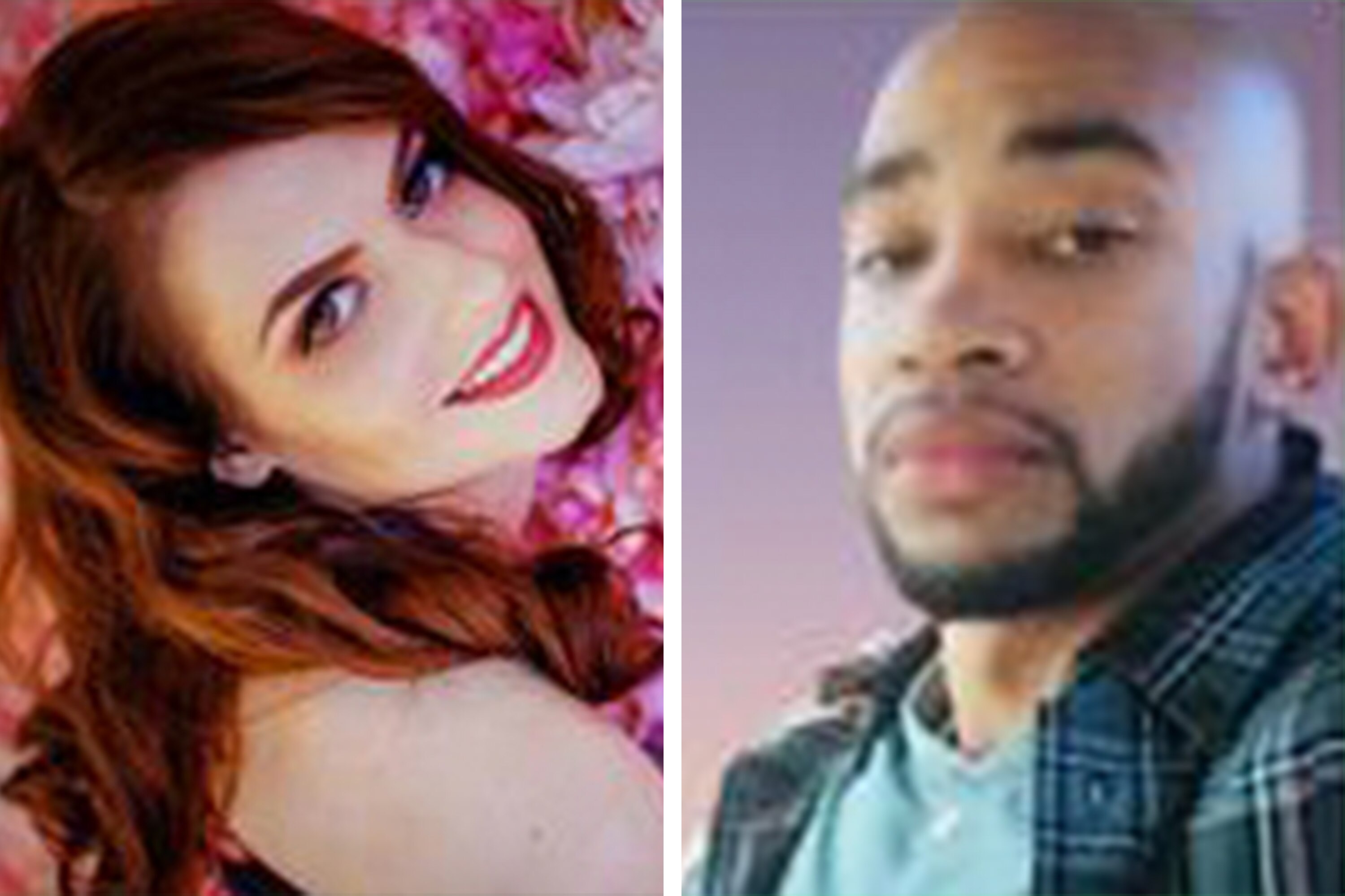 A man was found guilty of the 2018 double murder of Ashley Dickinson, left, and Joshua Frazier.