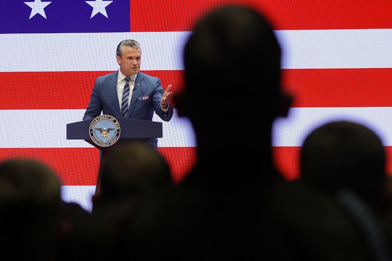 Pete Hegseth delivers his State of the Force address.