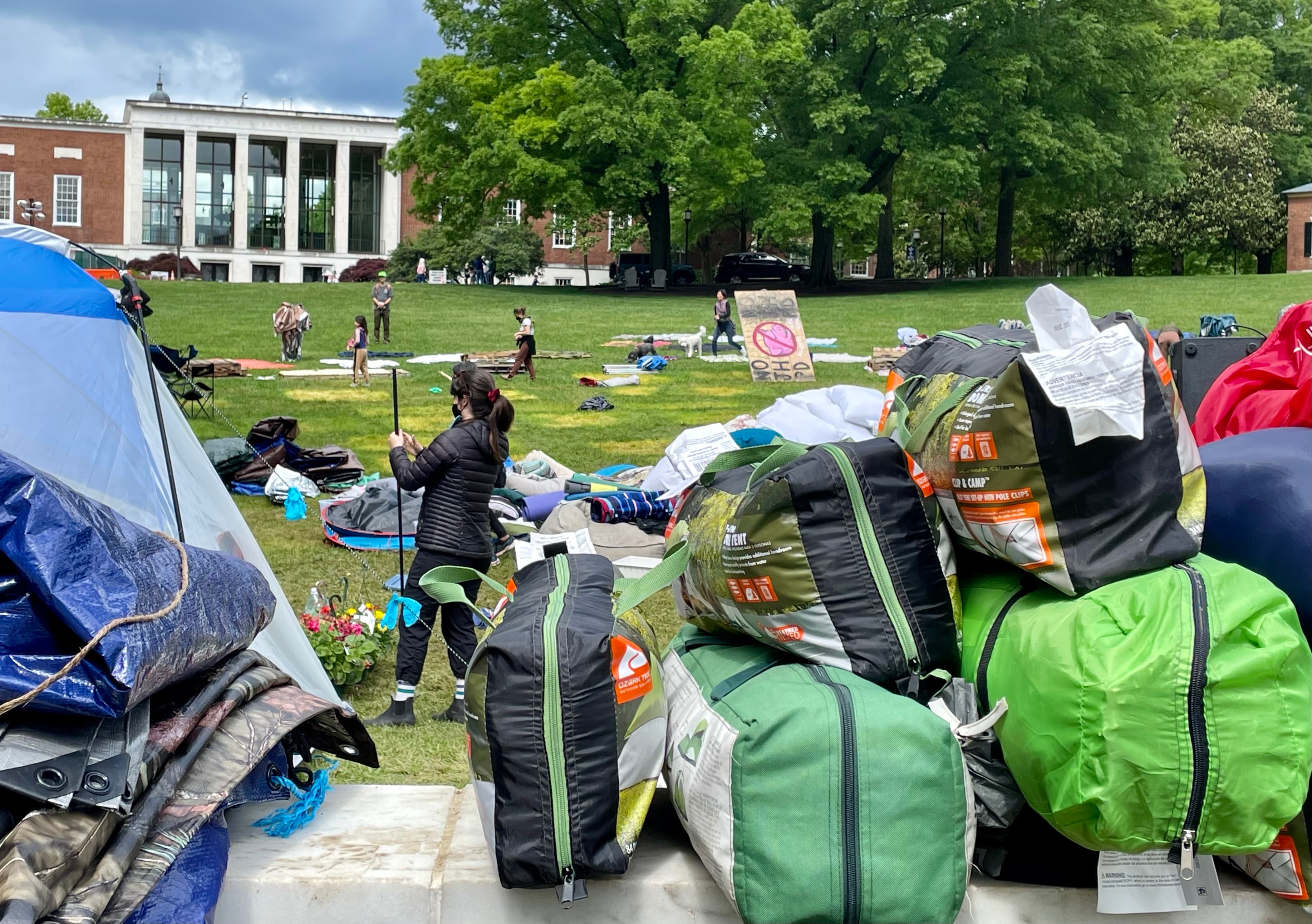 Johns Hopkins University pro-Palestine encampment