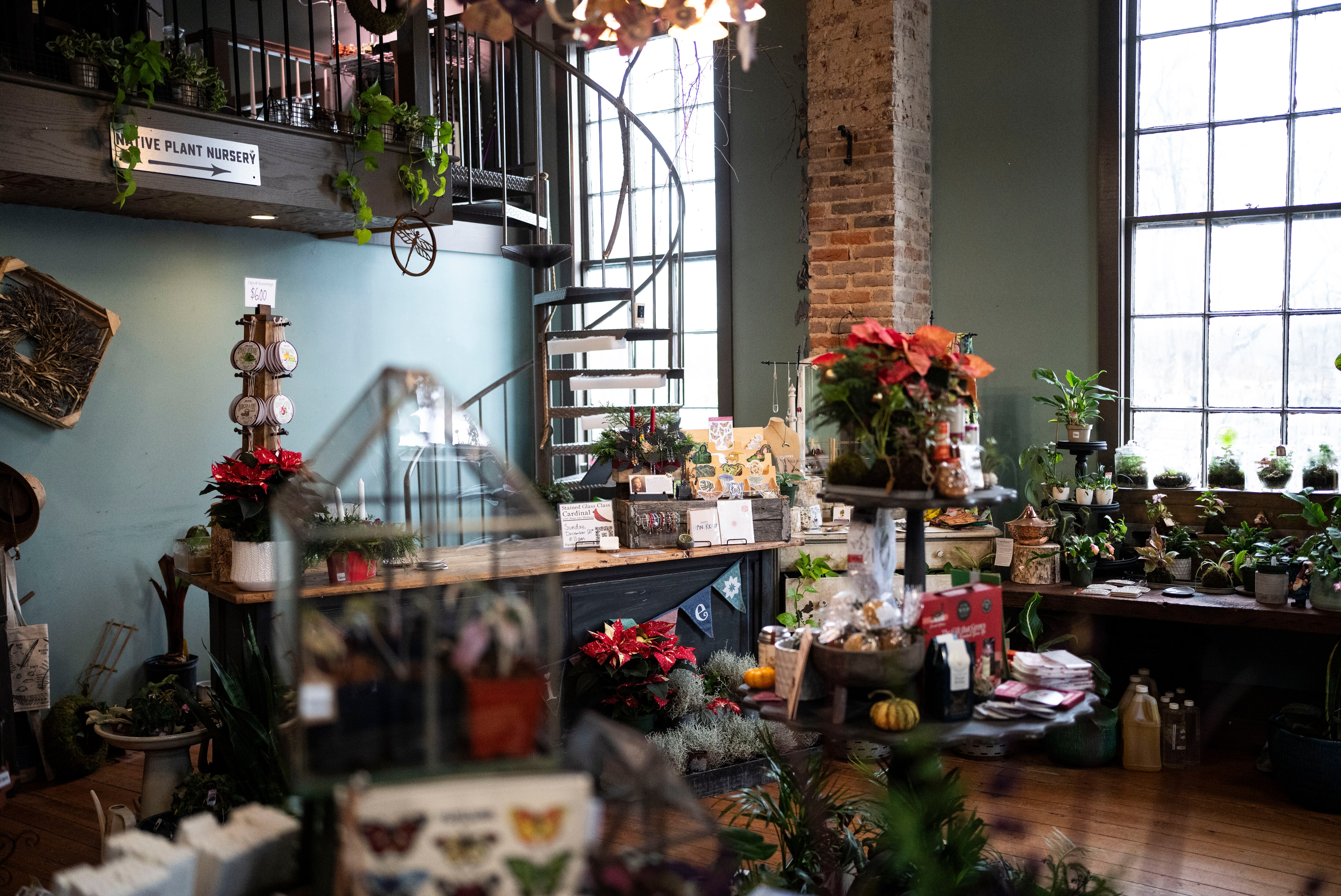 Front desk of the Cultivate Garden & Goods in Catonsville, Wednesday, December 17, 2025.