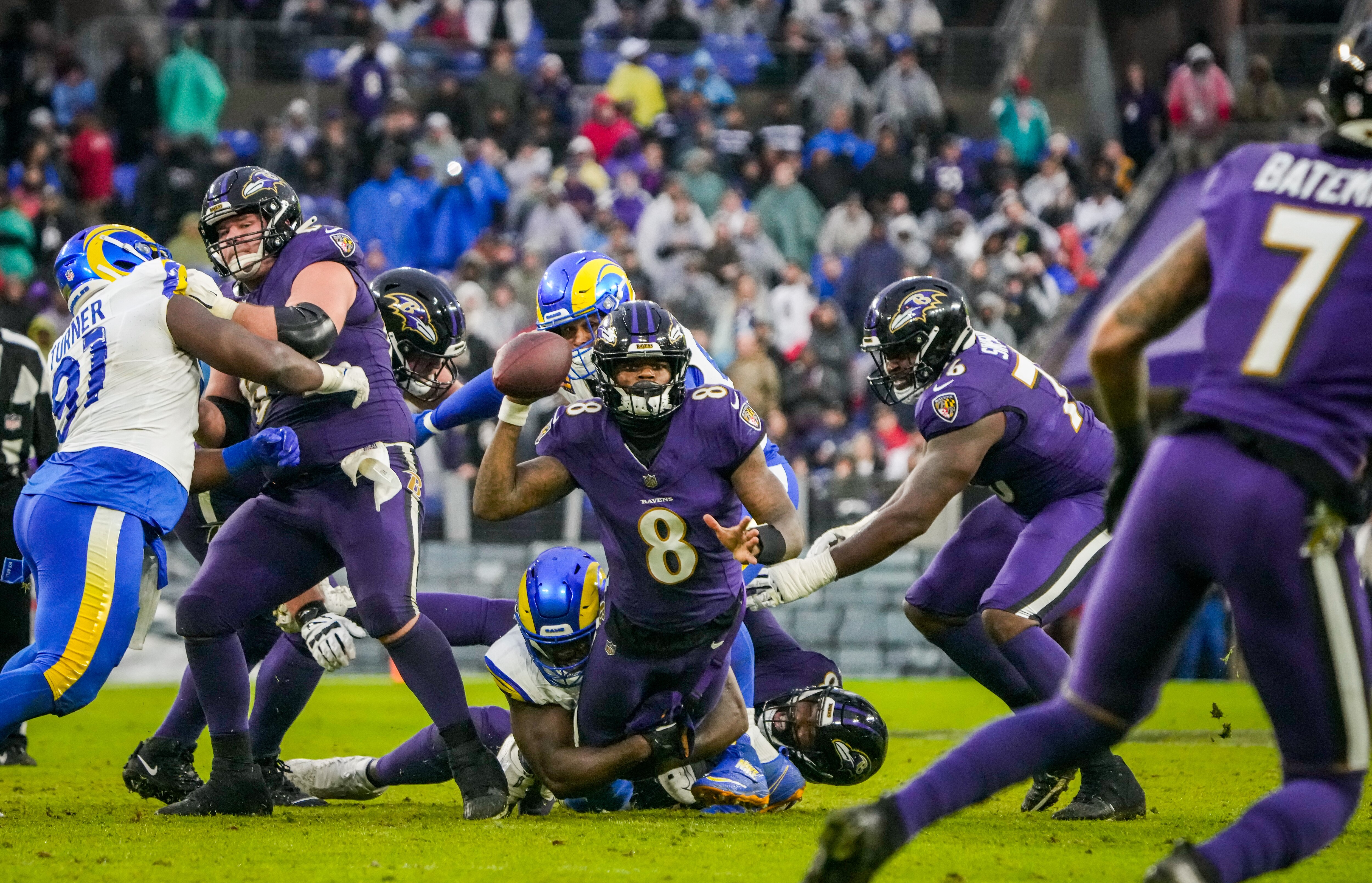 For a change, Ravens quarterback Lamar Jackson won't be the only MVP candidate on the field Monday night against the 49ers.
