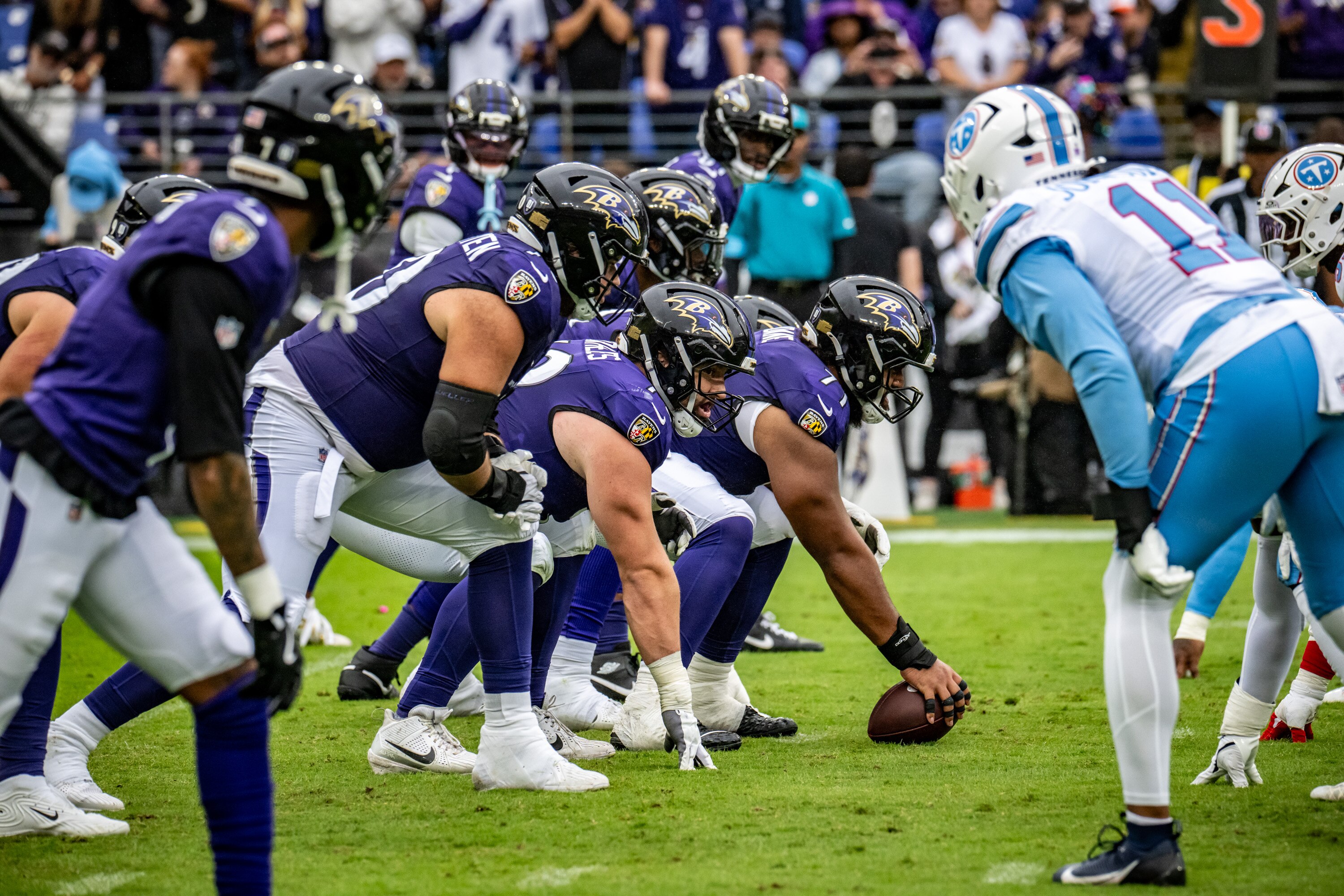 Rookie center Vega Ioane took the blame for multiple Ravens penalties Sunday, but teammates said he filled in ably at the position and said lack of focus should be blamed for the team’s penalty problems. 