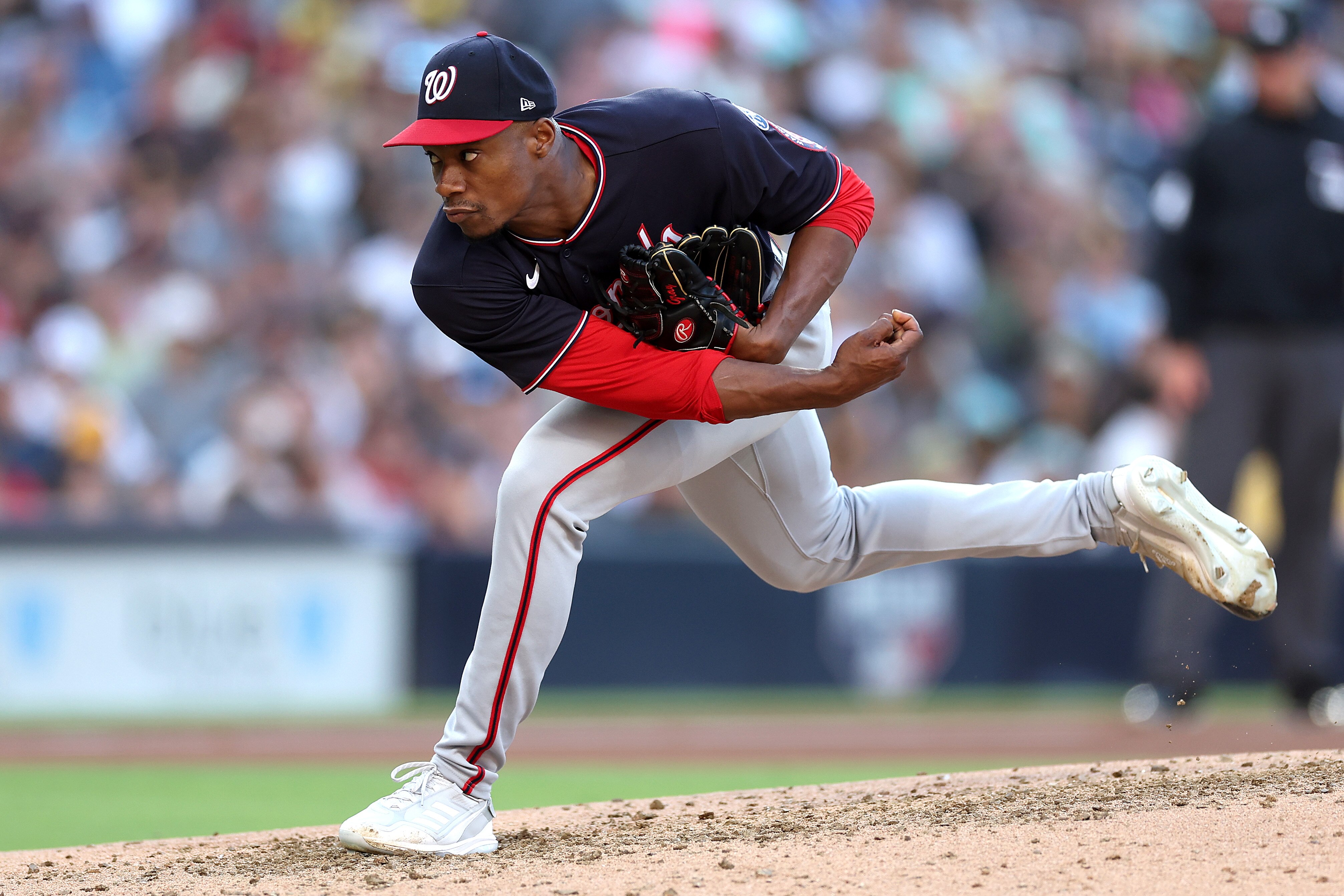 Nationals starter Josiah Gray allowed four hits, four walks and no runs in 5 1/3 innings to collect the victory.