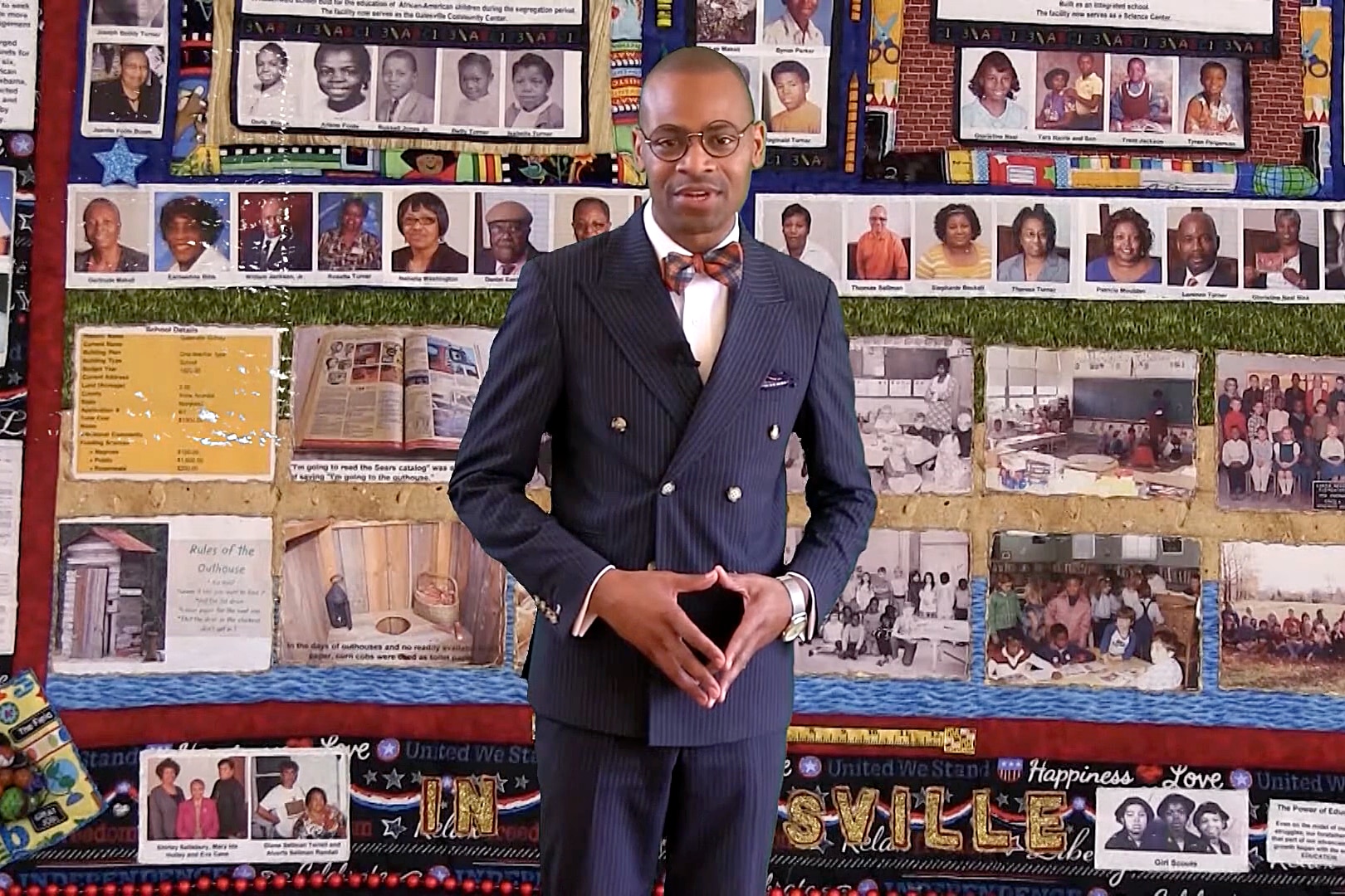 Professor Dale Glenwood Green gives a virtual presentation about historic preservation for the Maryland State Archives.