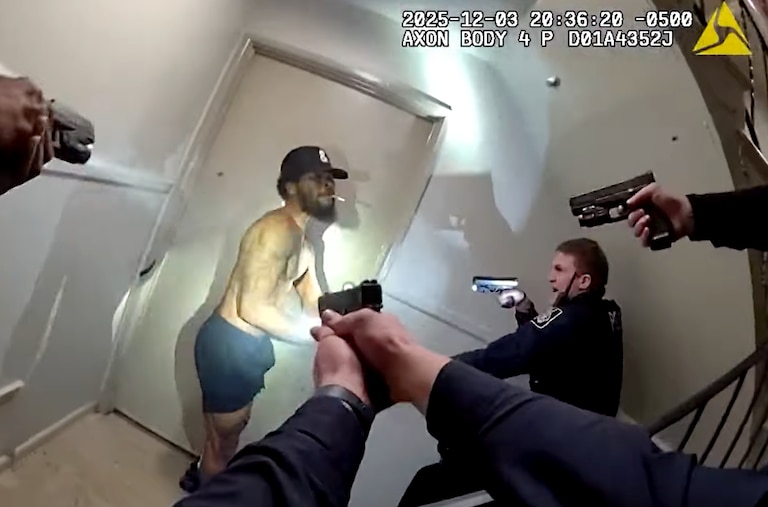 Police-worn body camera footage shows an encounter between Baltimore County police and Howard Sye in Essex in December. Sye, 31, died after being shot at an apartment complex in the 900 block of Holgate Drive.