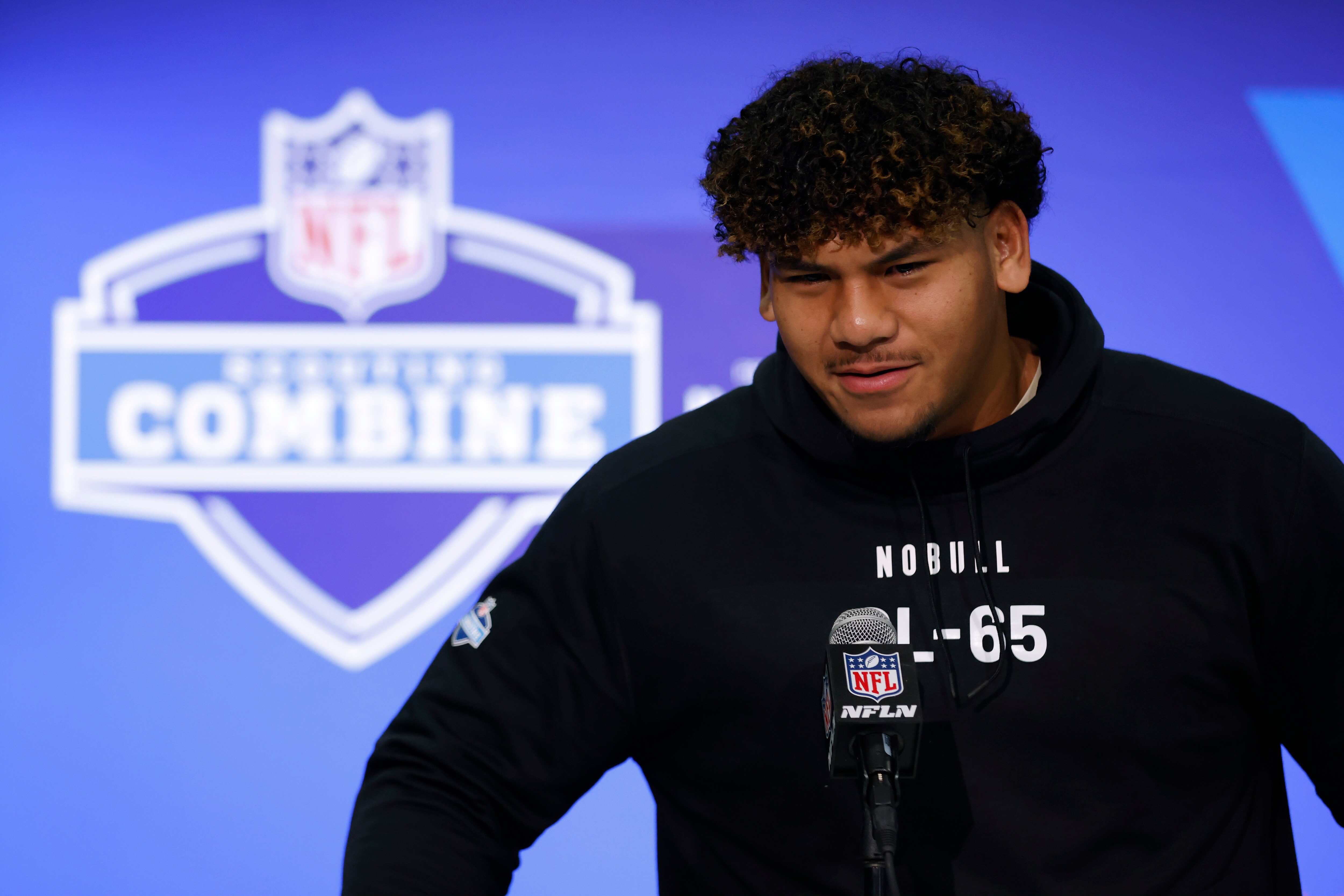 Kingsley Suamataia of BYU would be an easy call to make for the Ravens if he is available when they pick in the second round.