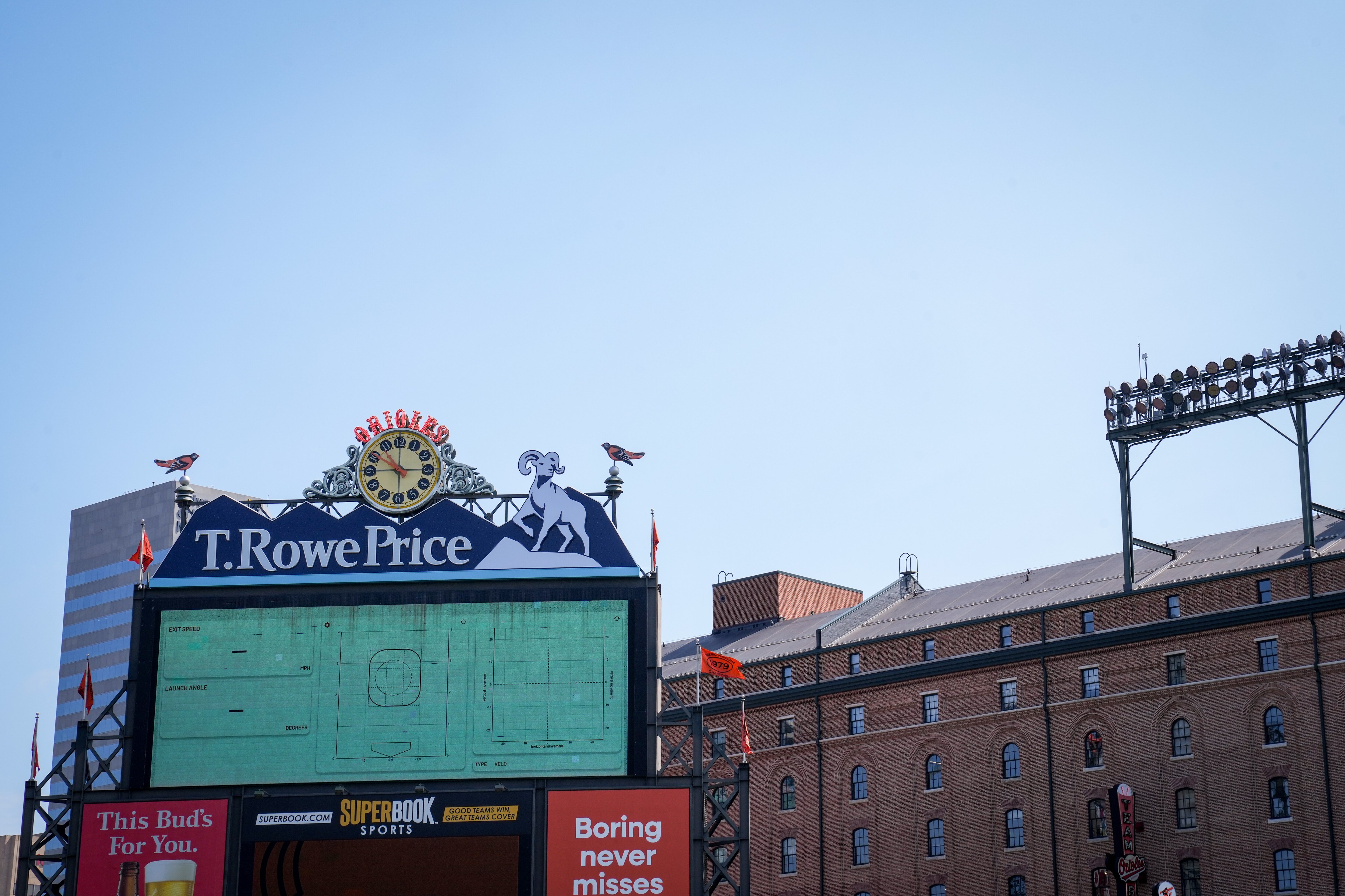 In the next few weeks, the Maryland Stadium Authority will add speakers to the ballpark’s center field scoreboard as a stopgap fix to the sound system.