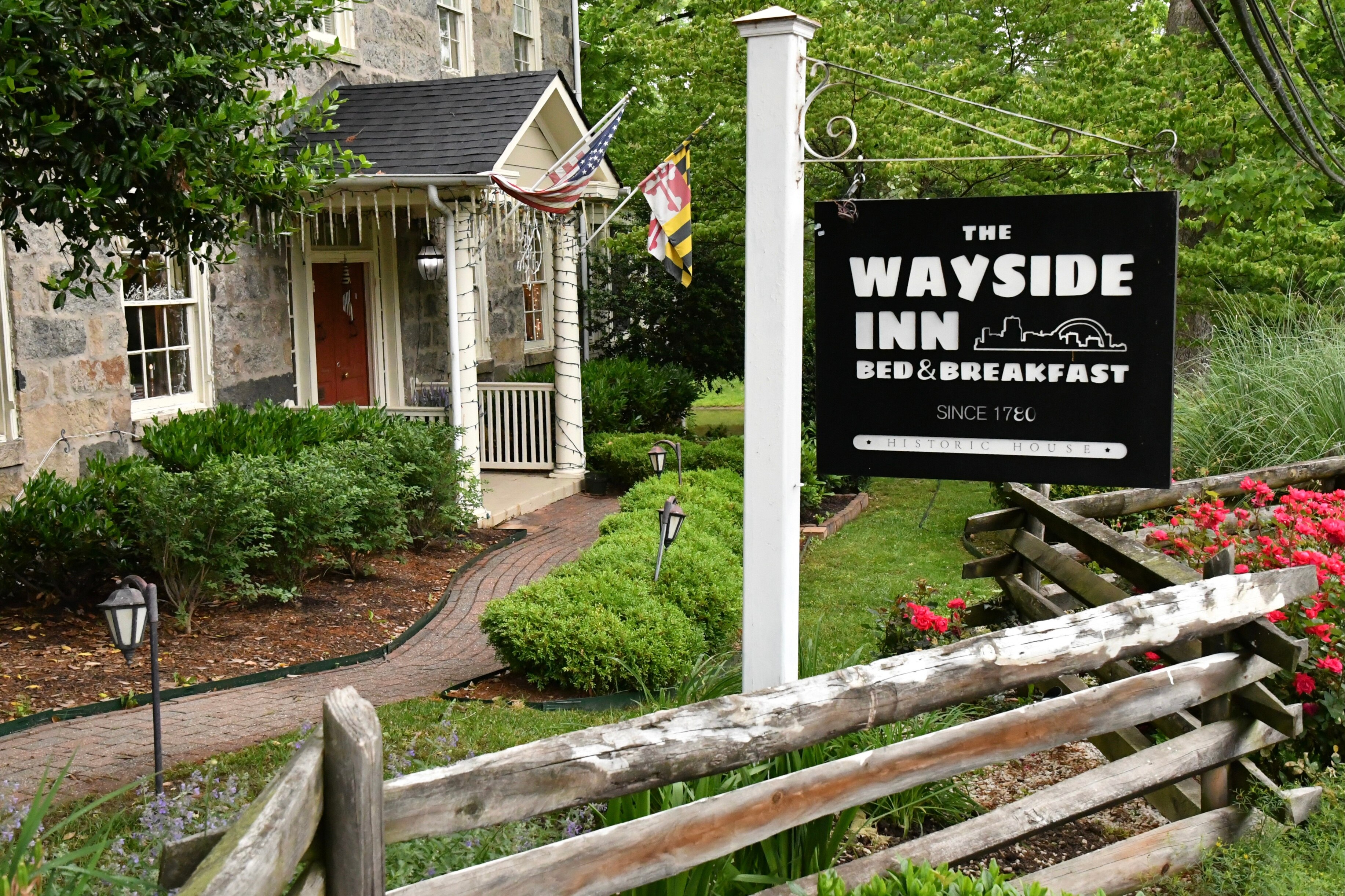The Wayside Inn, located in Ellicott City, caught fire on July 18th after being struck by lighting.