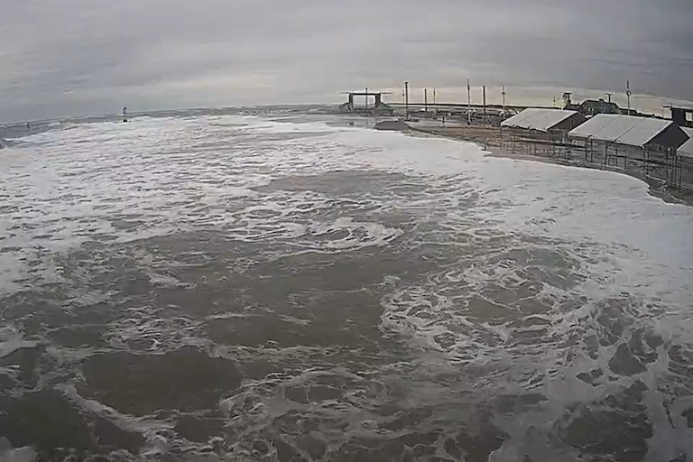 A nor'easter moving up the East Coast is bringing coastal flooding to Ocean City.