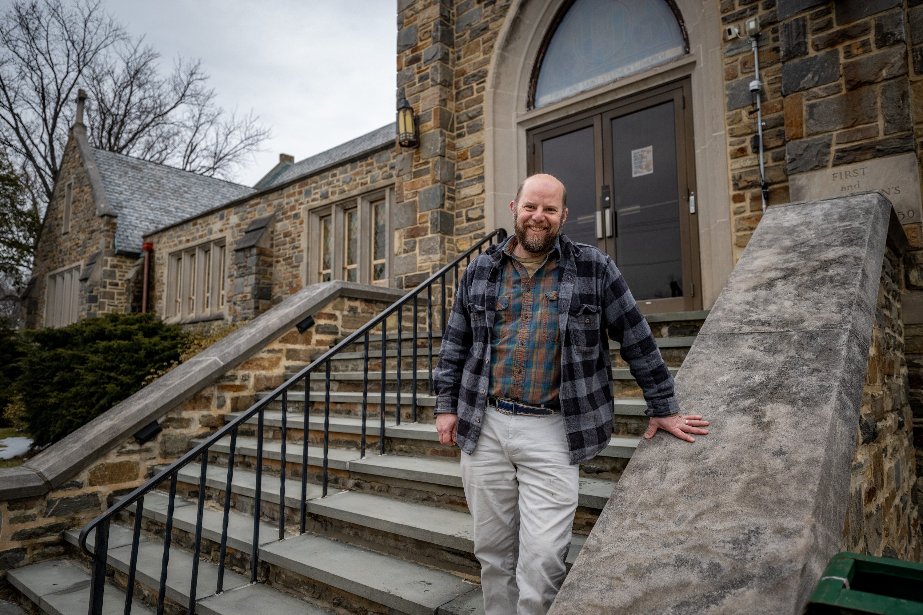 Longtime Stoneleigh resident Steve McIntire purchased First and St. Stephen’s United Church of Christ with the hope that it can be repurposed as a community center.
