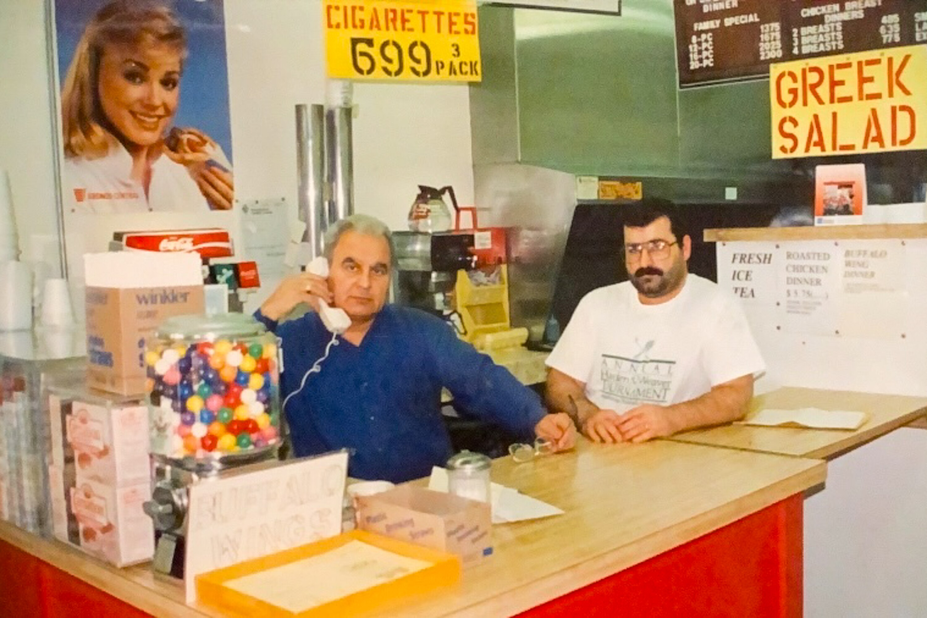 Dubbaneh's grandfather Fayez Khawaja and his uncle, David, owned and operated Chicken Tonight at 1111 Nelson St. in Rockville from 1982-2006.