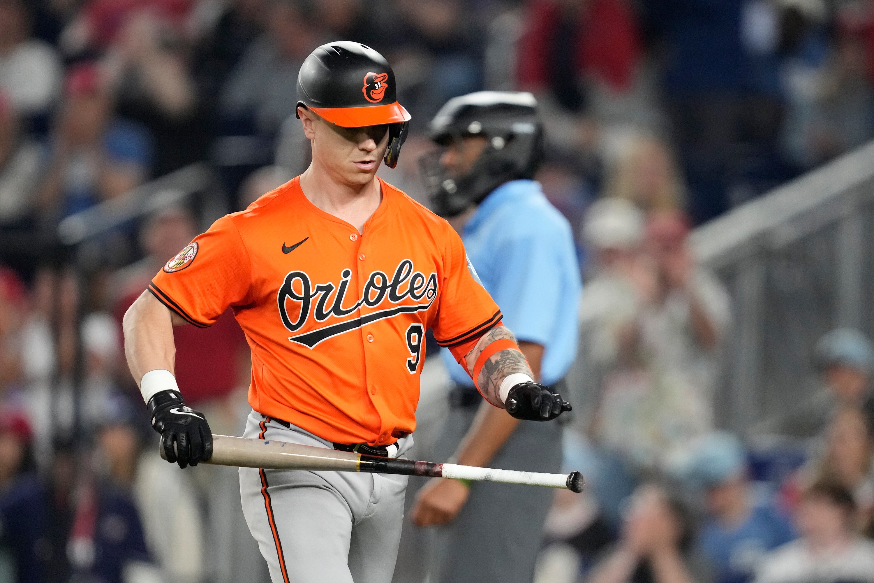 Tyler O’Neill is hitting .215 with two home runs and 10 RBIs.