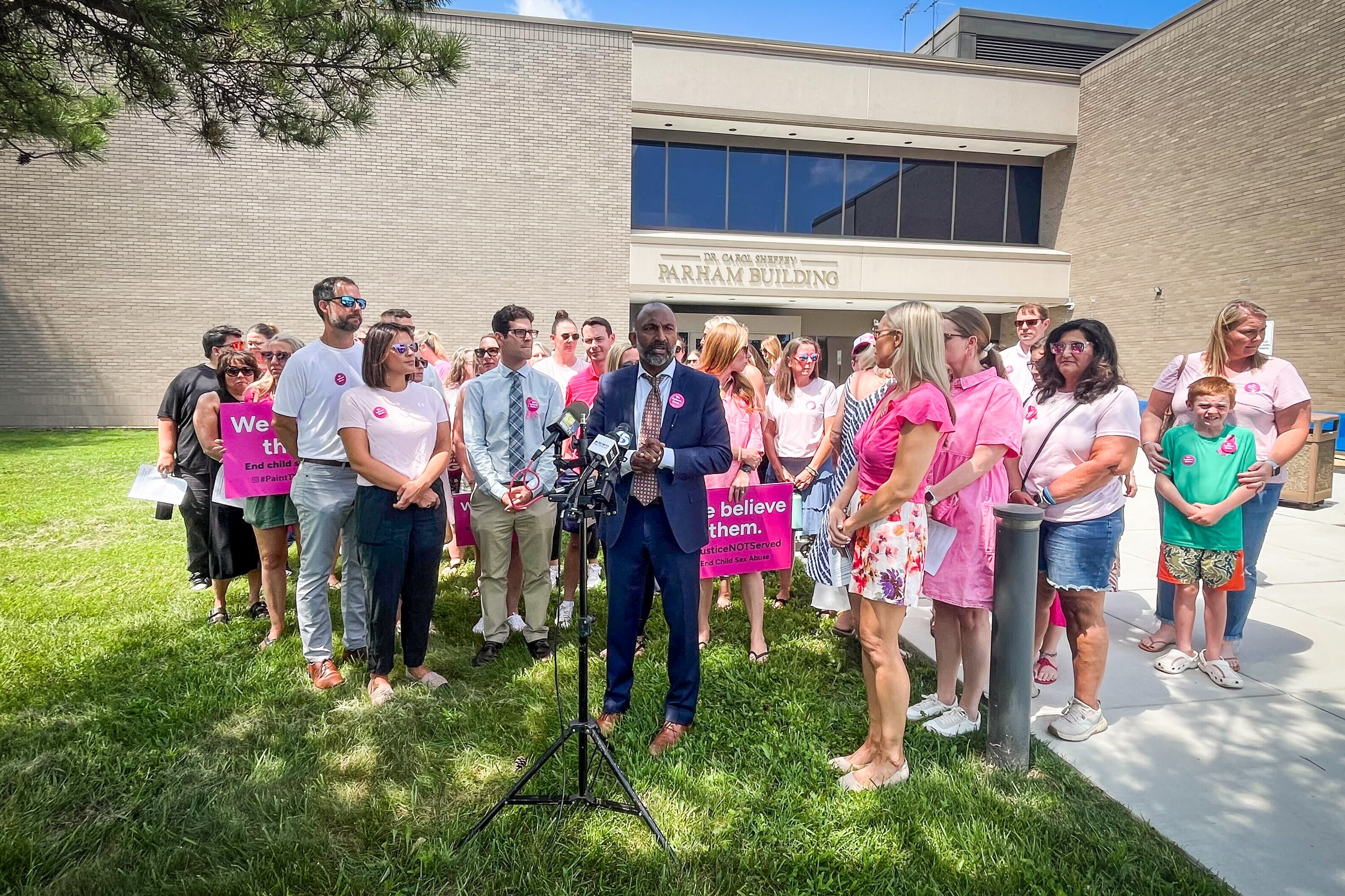 Parents have called for the school system to terminate the acquitted elementary school teacher. 