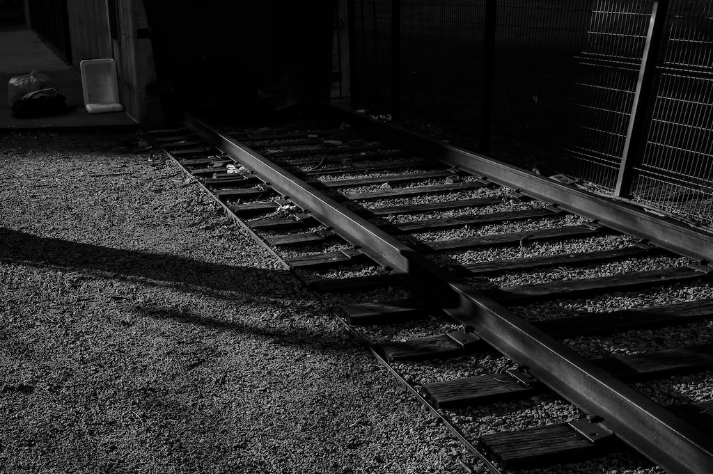 1940s era train tracks are part of Baltimore's Holocaust memorial.