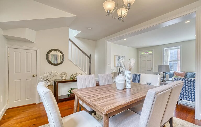 Renovated 1790s rowhome in Fells Point.