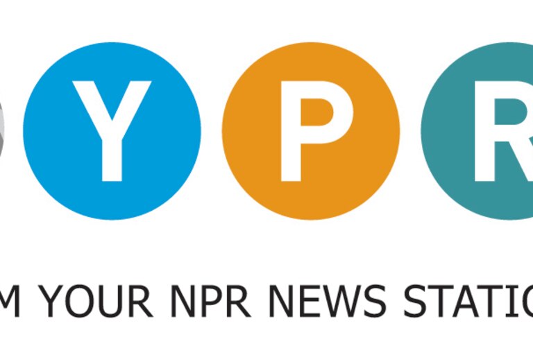Four circles spell out WYPR. Underneath the circles reads "88.1 FM Your NPR News Station."