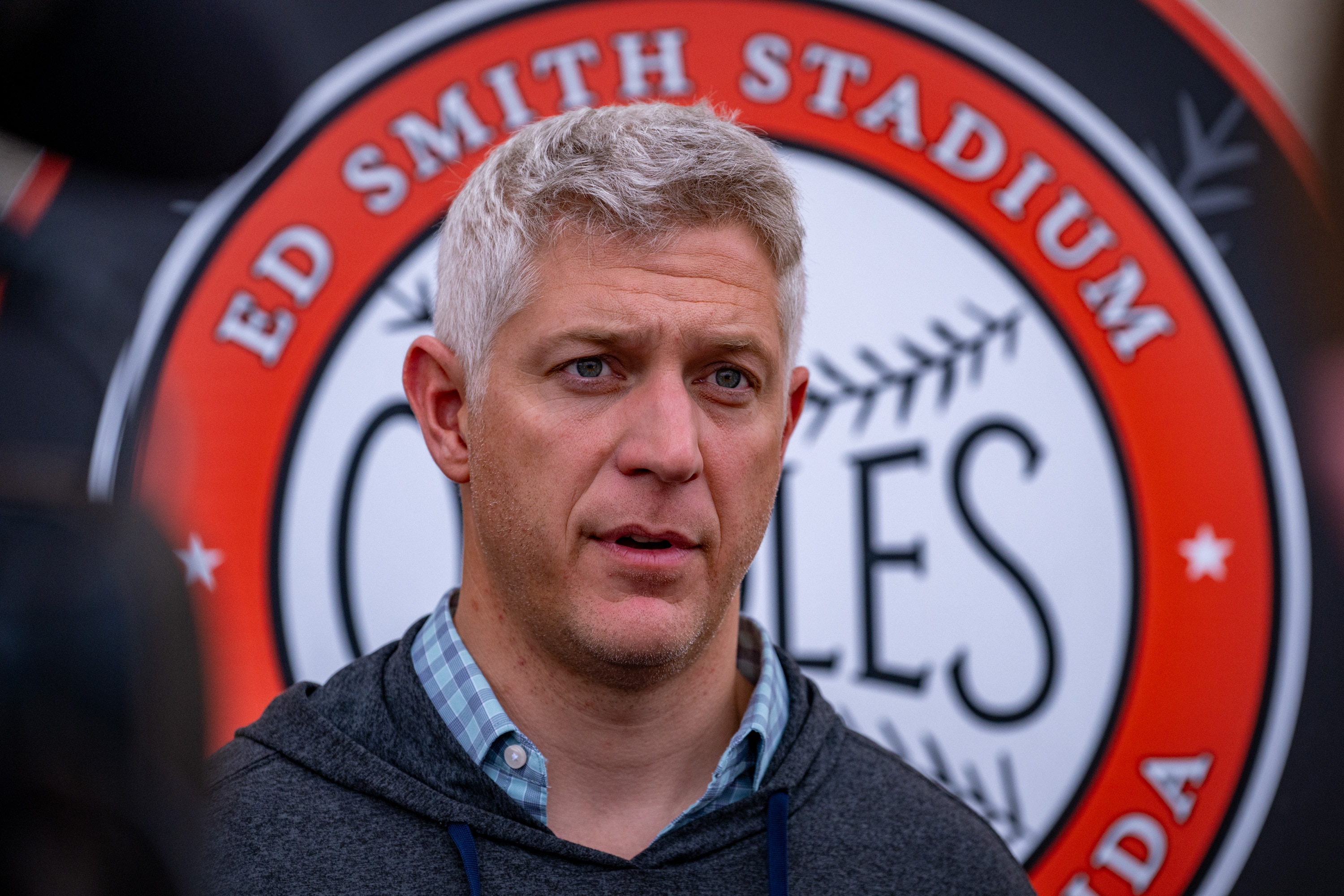 Orioles president of baseball operations Mike Elias expressed confidence in the team to improve on its 12-13 start.