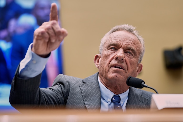 Secretary of Health and Human Services Robert F. Kennedy Jr., testifies during a House Energy and Commerce Committee, Tuesday, June 24, 2025, in Washington.