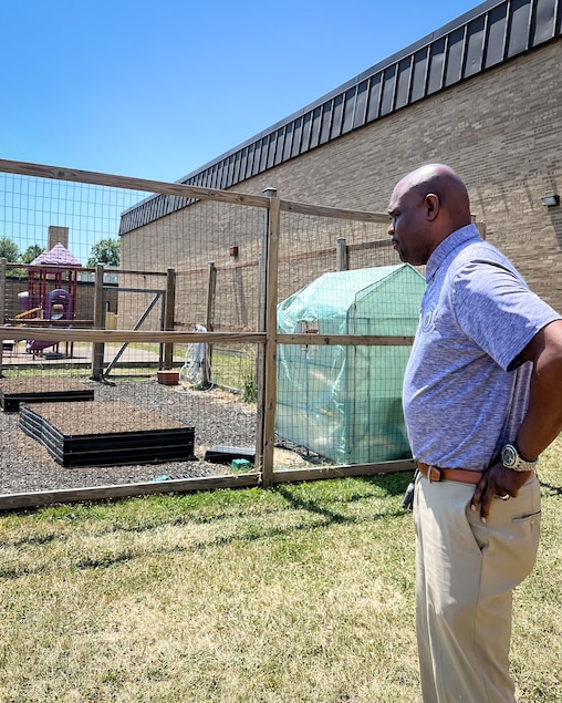 Andrew Jackson Academy Principal Warren Tweedy said that when he first started at the school five years ago, the grounds were littered with trash. Tweedy, in part, credits the schools physical transformation for the boost in academic performance.