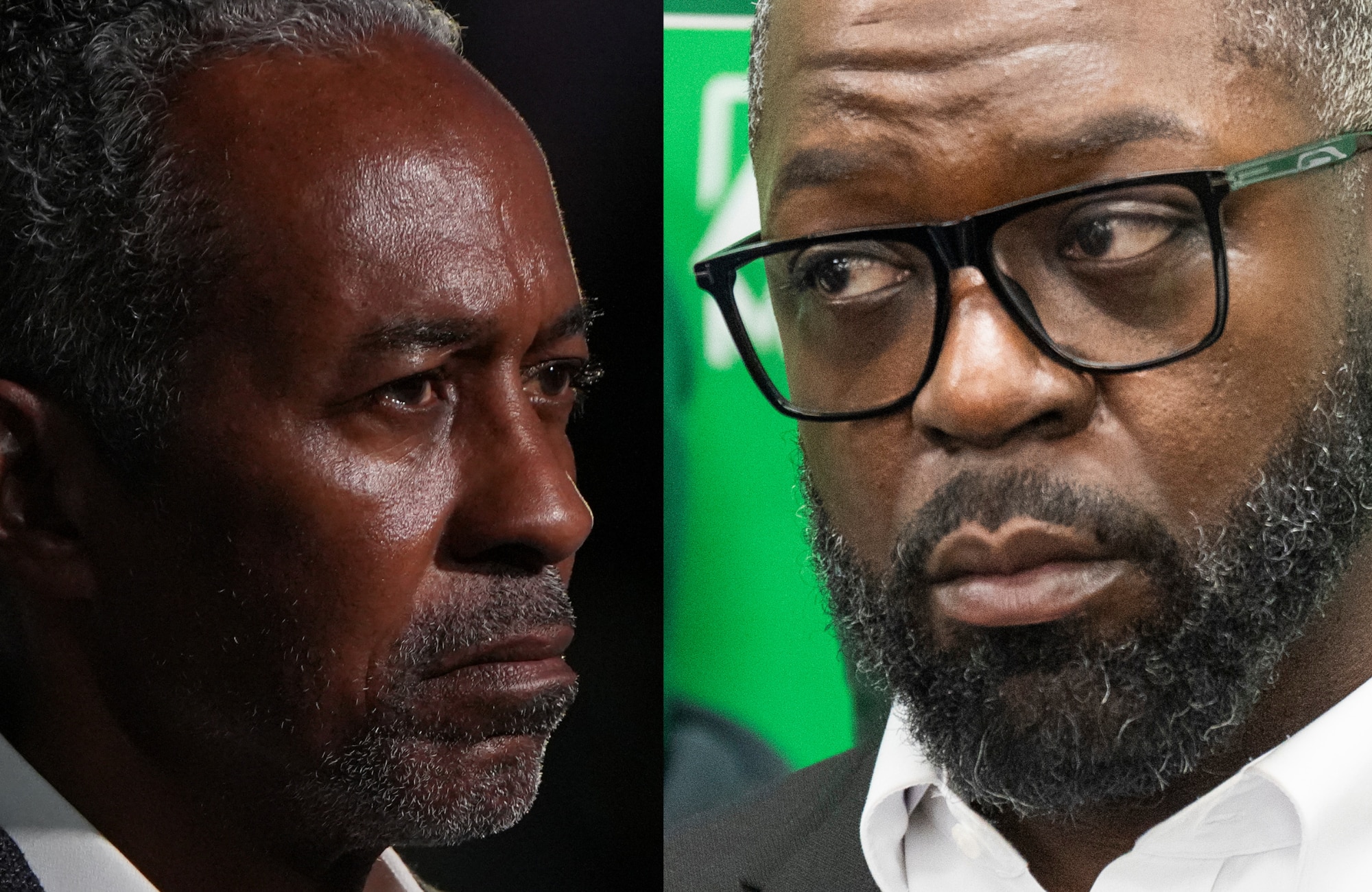 A compilation photo of councilman Robert Stokes Sr.  on the left and Jermaine Jones on the right.