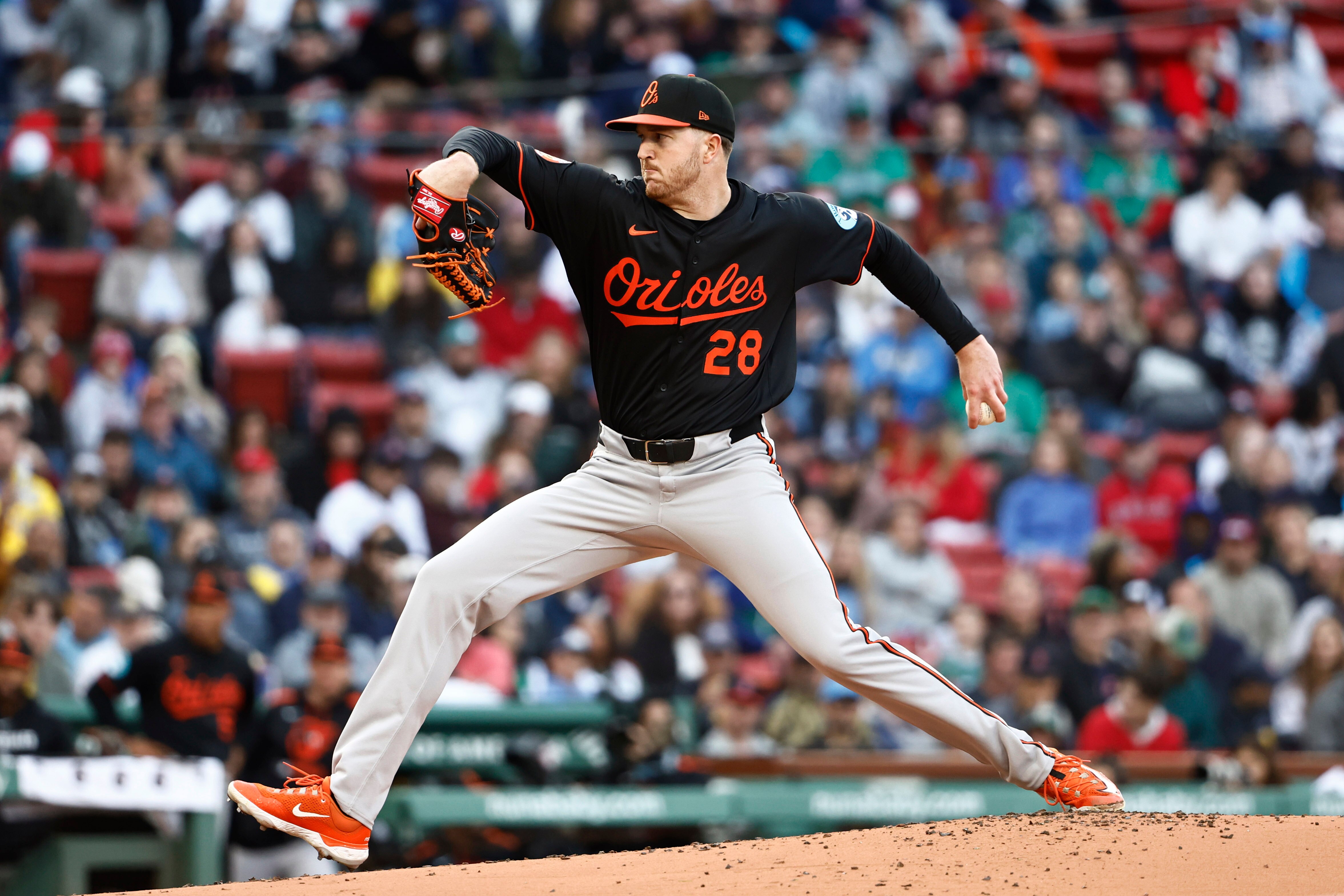 Trevor Rogers allowed two hits and no walks in 6 1/3 innings of the Orioles’ 2-1 win in the second game of a doubleheader Saturday in Boston.