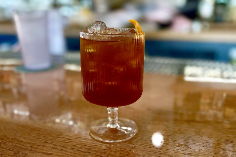The Miss Kalabaza from Pink Flamingo is a spirited take on a pumpkin-spice beverage.