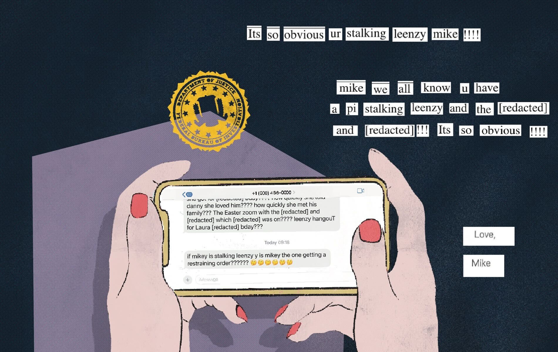 Richard Michael Roe is charged with cyberstalking and is currently free on $100,000 bond. He pleaded not guilty at an initial appearance.