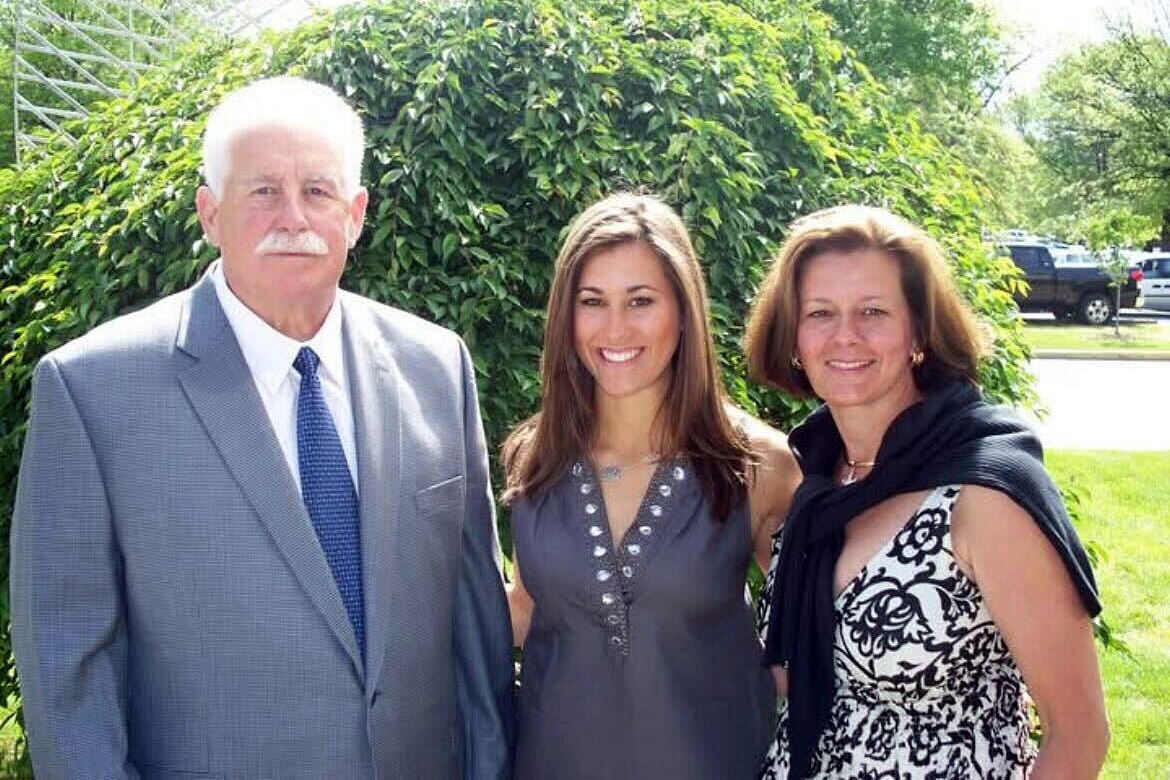 John Brady, Erin Brady and Sharon Brady at Erin’s college graduation in 2010.