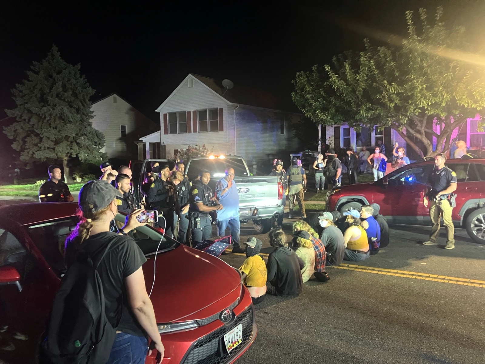 Immigration enforcement officers clashed with protesters and residents Friday (Sept. 4, 2026) after staking out the neighborhood since early Thursday morning.
