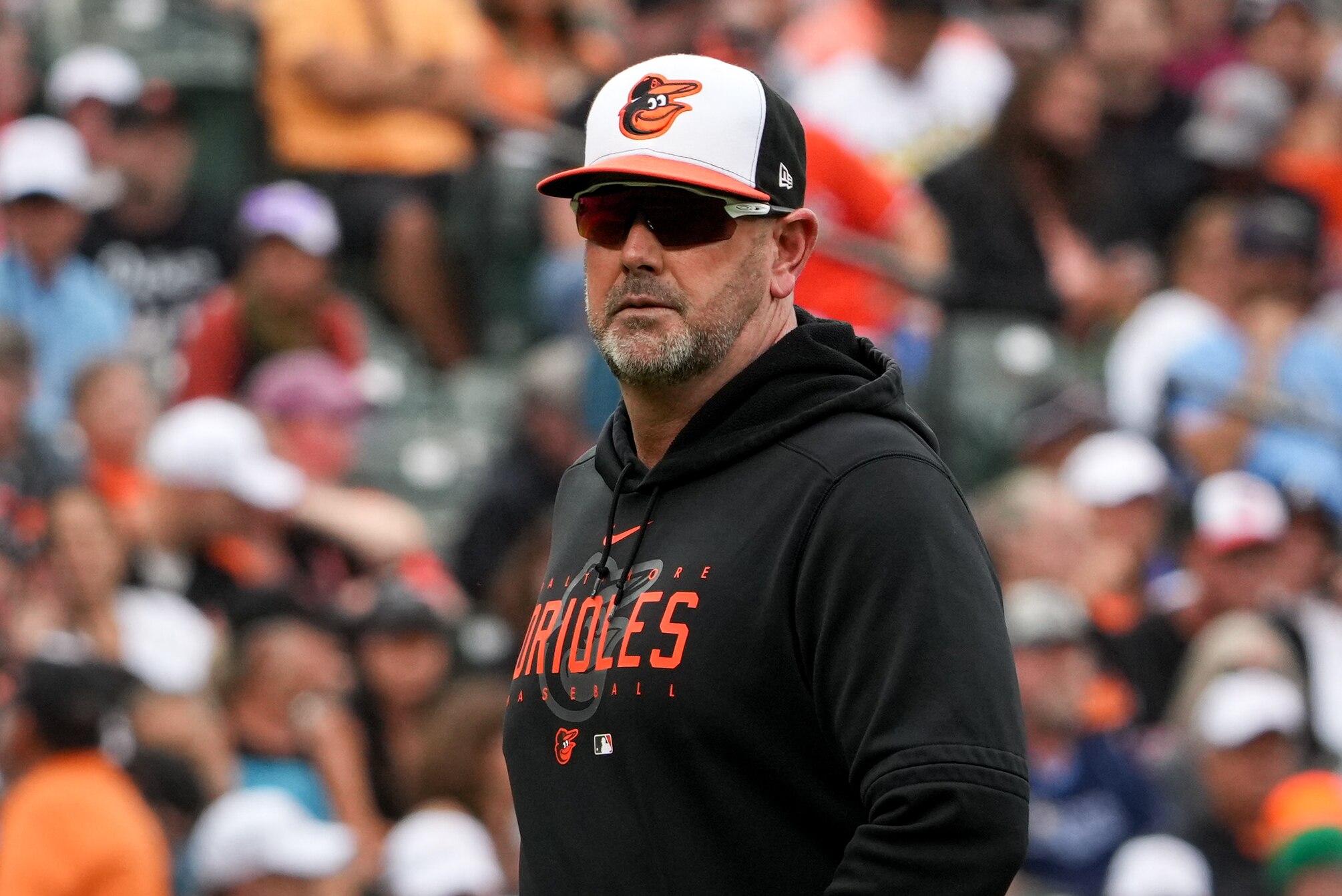 Manager Brandon Hyde has the majority of his roster back after leading the Orioles to the division title in 2023.