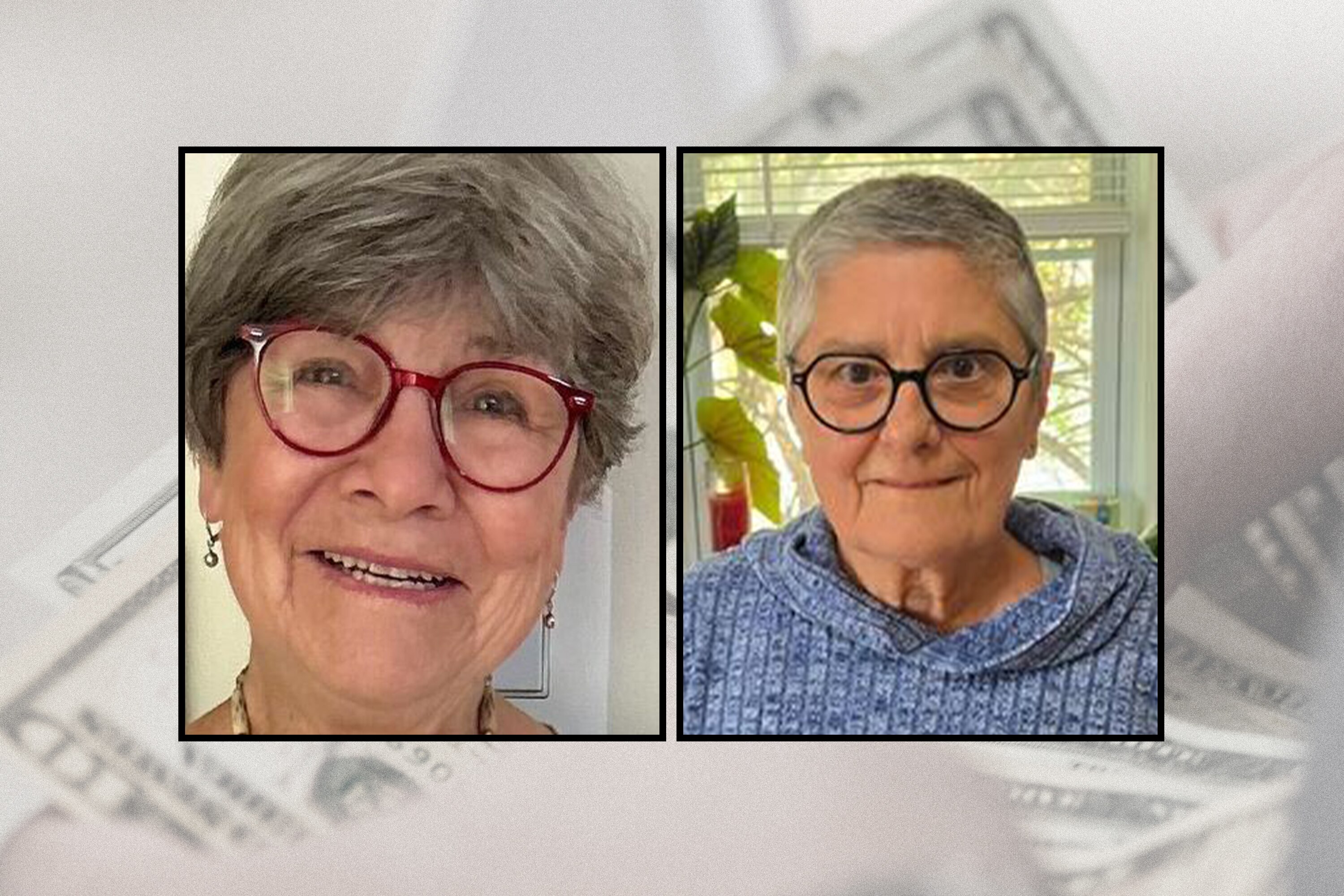 Judith Boivin, left, and Dolores Miller lost thousands of dollars to fraud scams, but now advocate for other seniors.