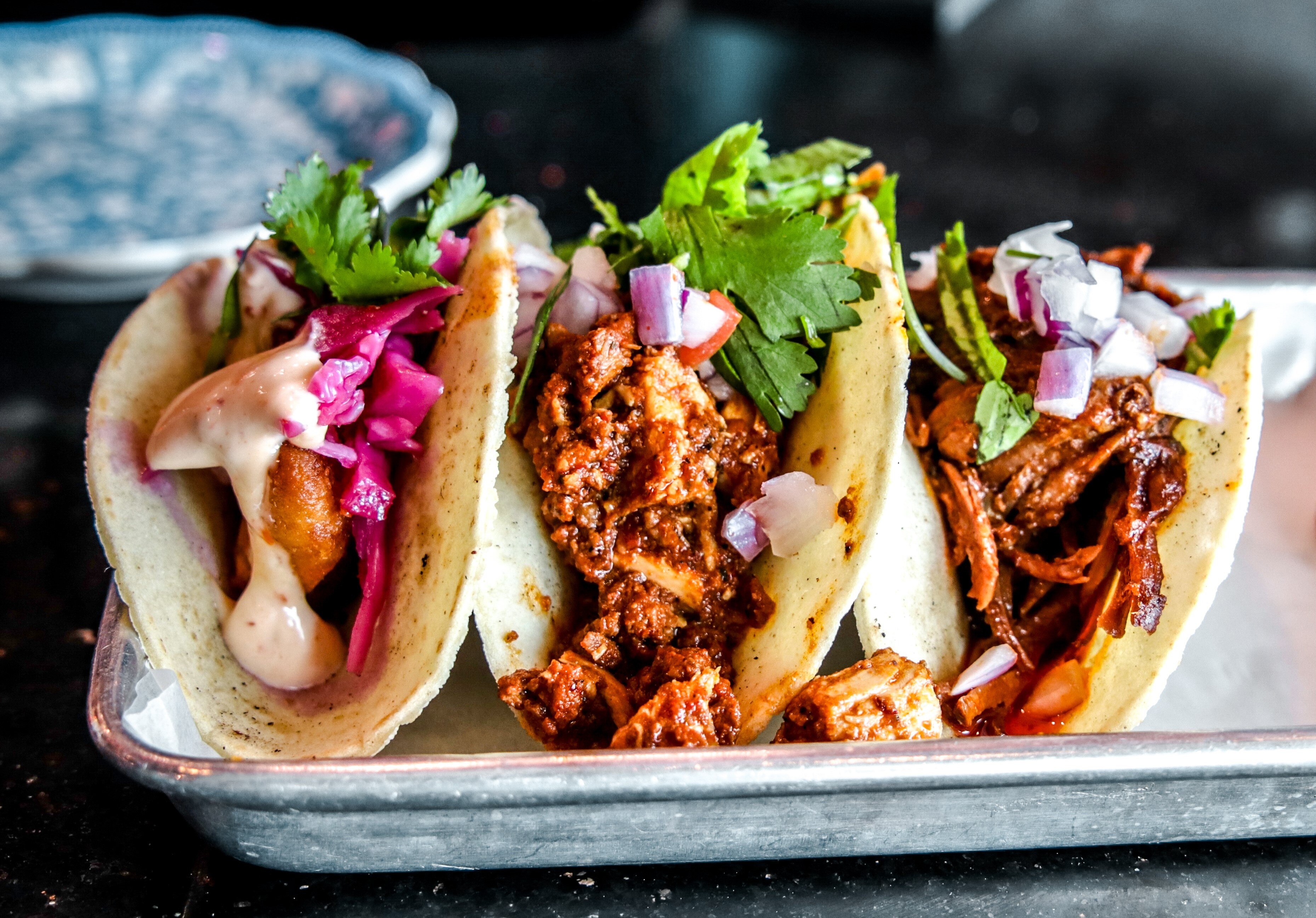 Tacos from Lime & Salt Taco Bar in Columbia.