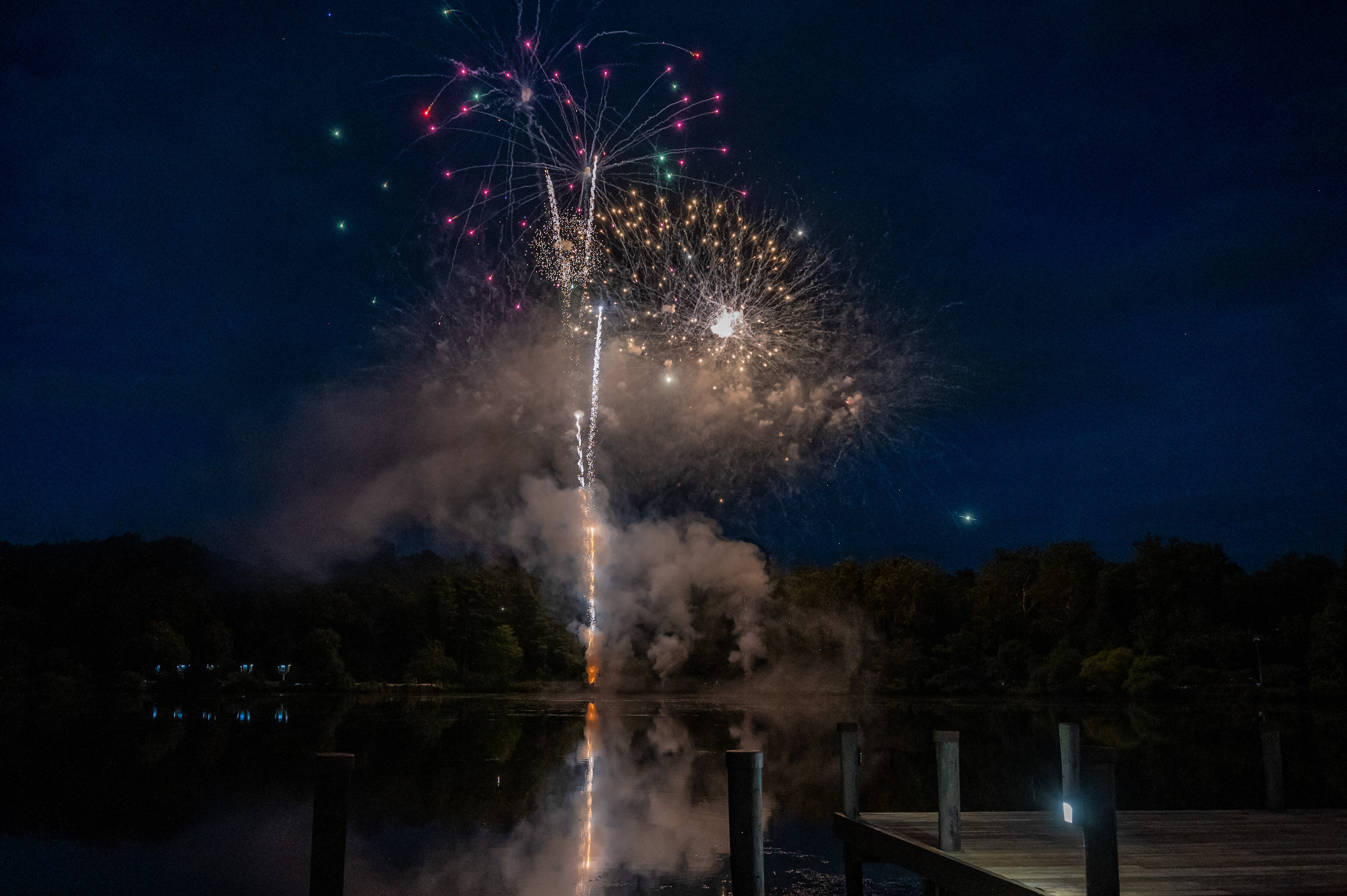Scenes from the 2023 Columbia Lakefront Fourth of July fireworks.