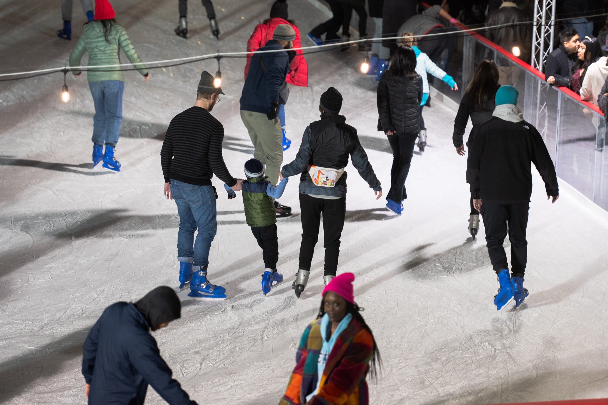 Returning for a fourth year is the Johns Hopkins University’s Ice Rink, this time with a new location off West University Parkway. The space is open to the public on the weekends and is free.