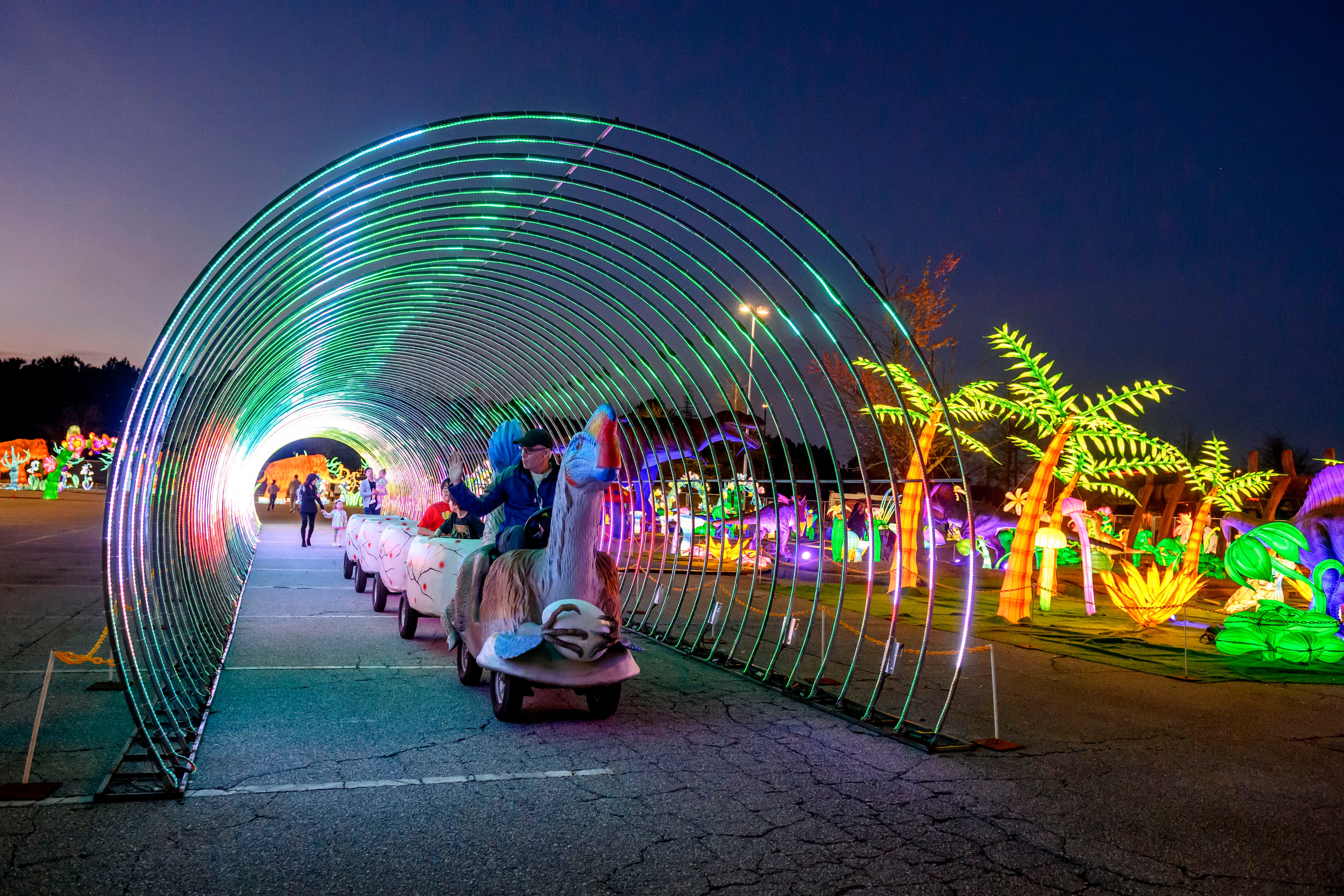 The LuminoCity Festival at the Montgomery County Fairgrounds.