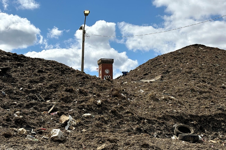 TUESDAY, MARCH 17, 2026 - Snow Everest near Old Town Mall on Tuesday.