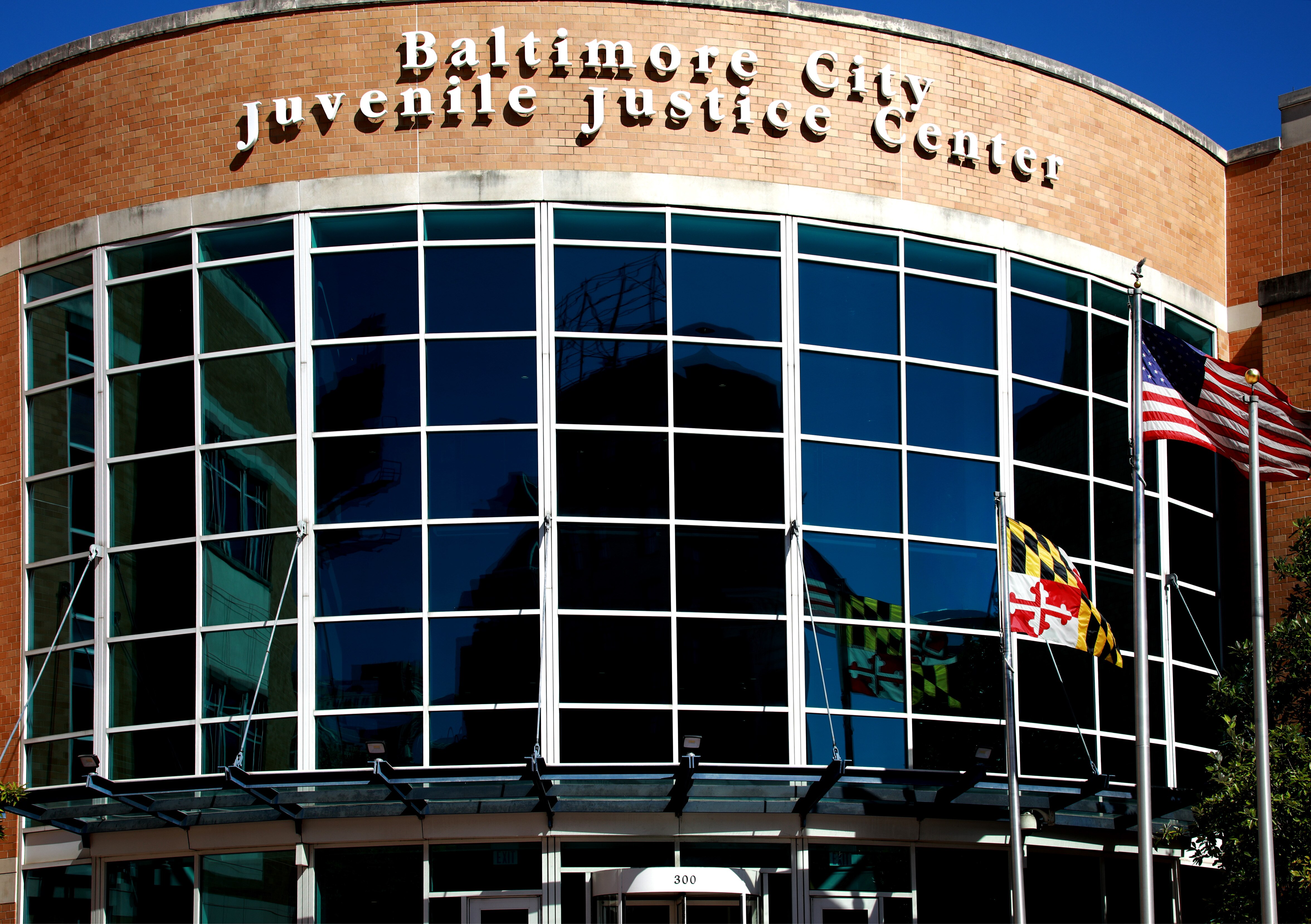 Baltimore Juvenile Justice Center at 300 N. Gay St. opened it’s doors in October 2003