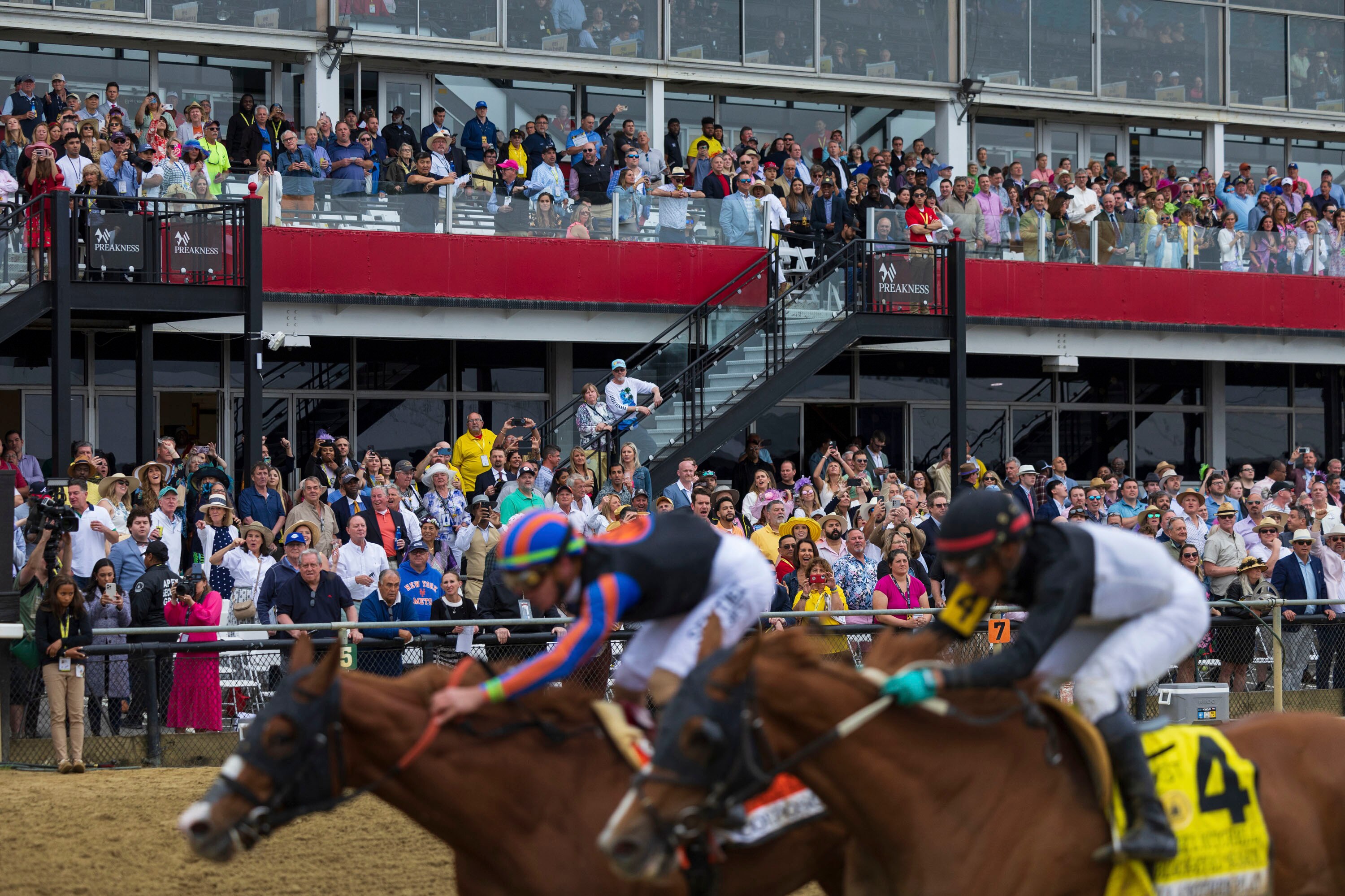 Under a new plan, much of Pimlico Race Course will be razed and rebuilt.