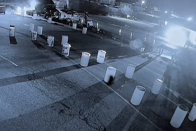 Security footage from Captain Car Wash on Loch Raven Boulevard, reviewed by the Banner, shows the shooting as it unfolded Tuesday night.